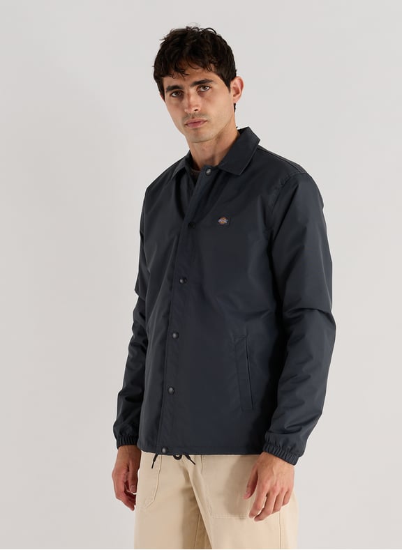 Straight jacket with classic collar Grey by DICKIES DICKIES Straight jacket with classic collar Grey