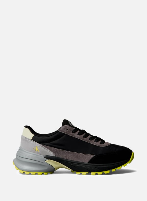 Leather sneakers Multicolour by CALVIN KLEIN CALVIN KLEIN Leather sneakers Multicolour