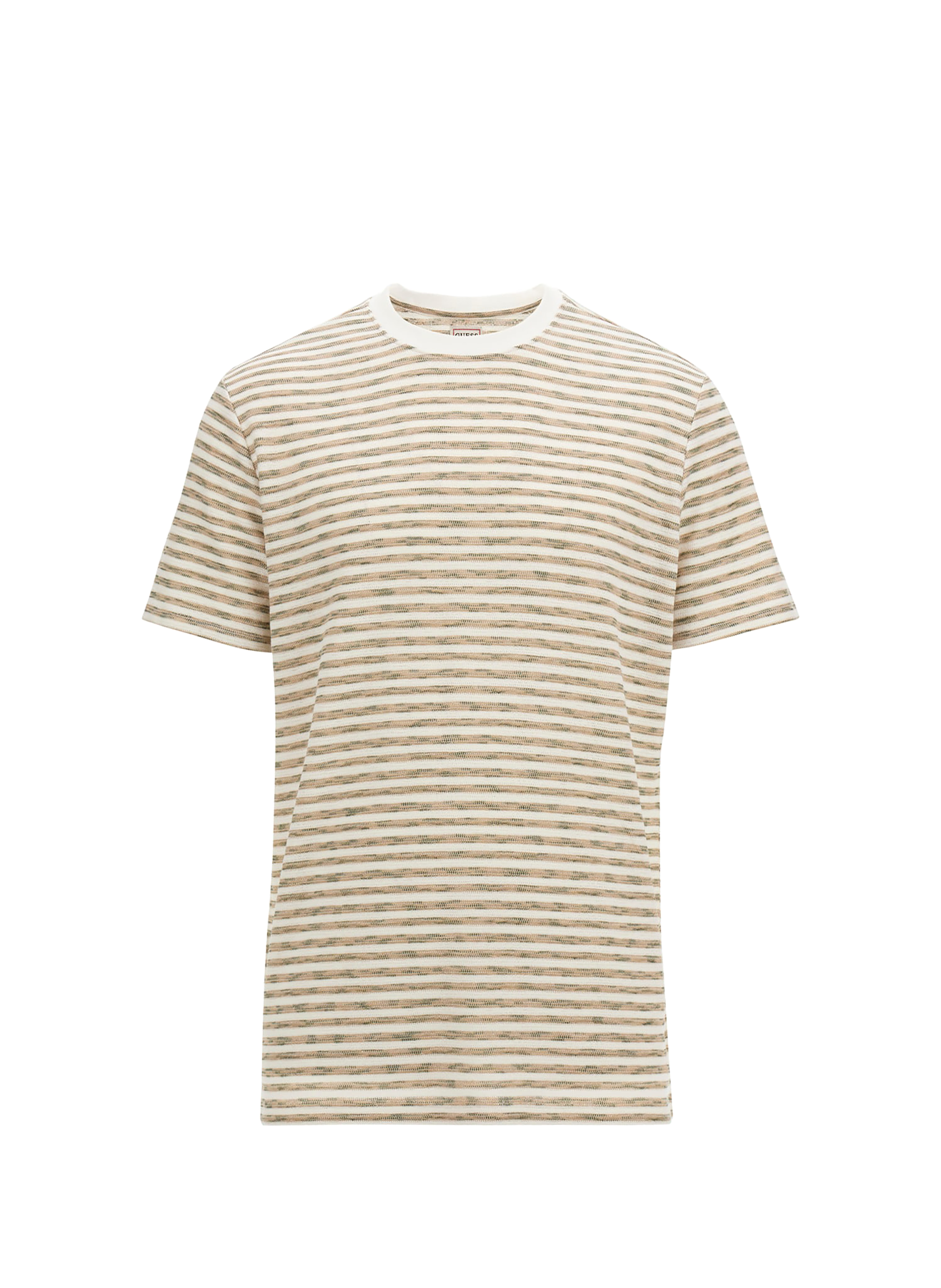T-shirt rayé GUESS Beige