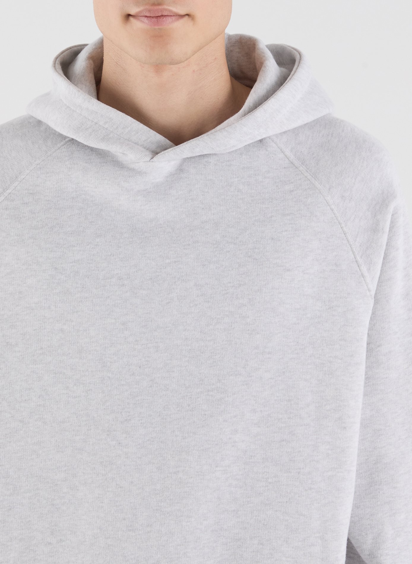 Cotton fleece-blend hoodie SAISON 1865 Grey