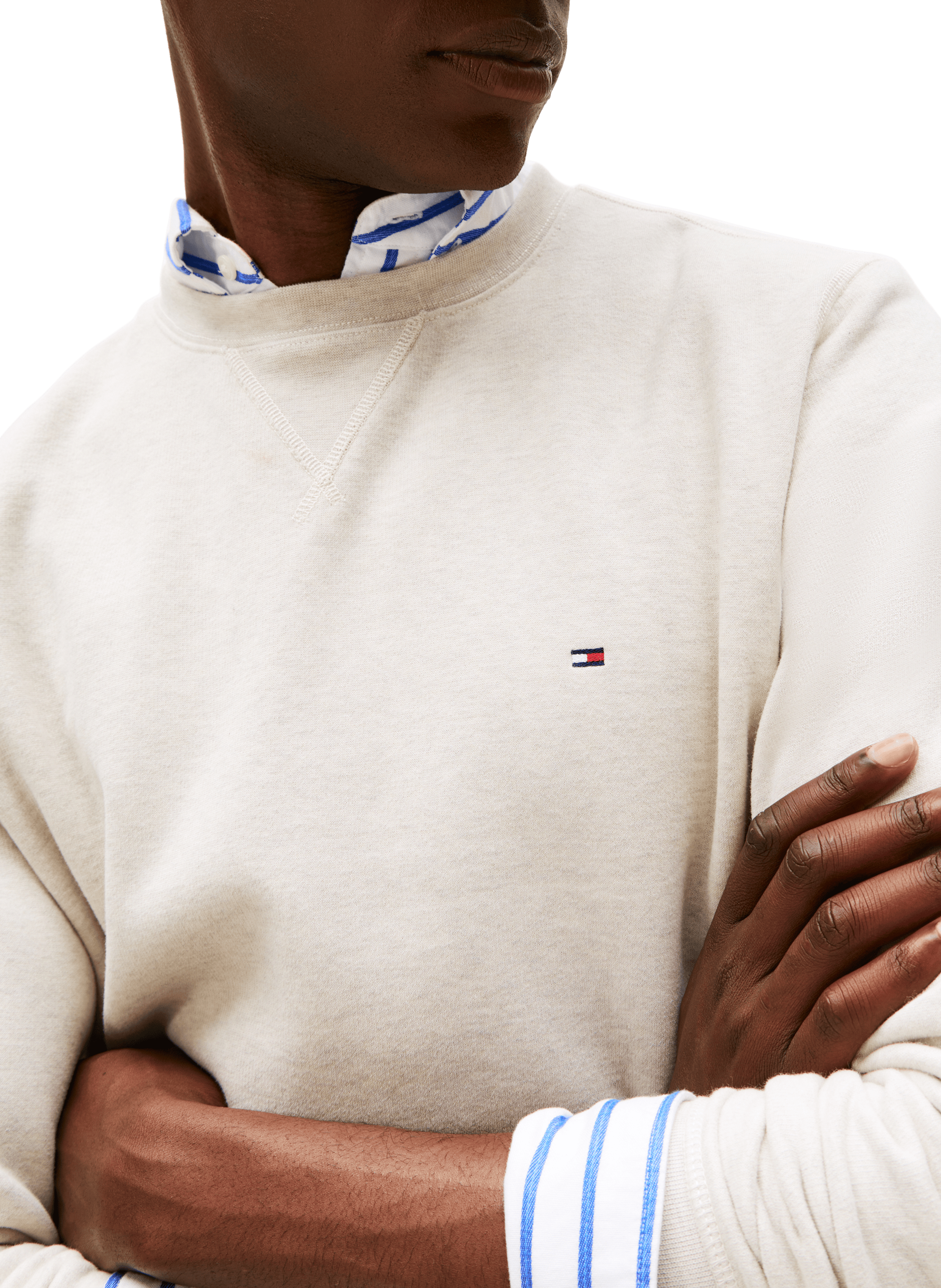 Cotton sweatshirt TOMMY HILFIGER Beige