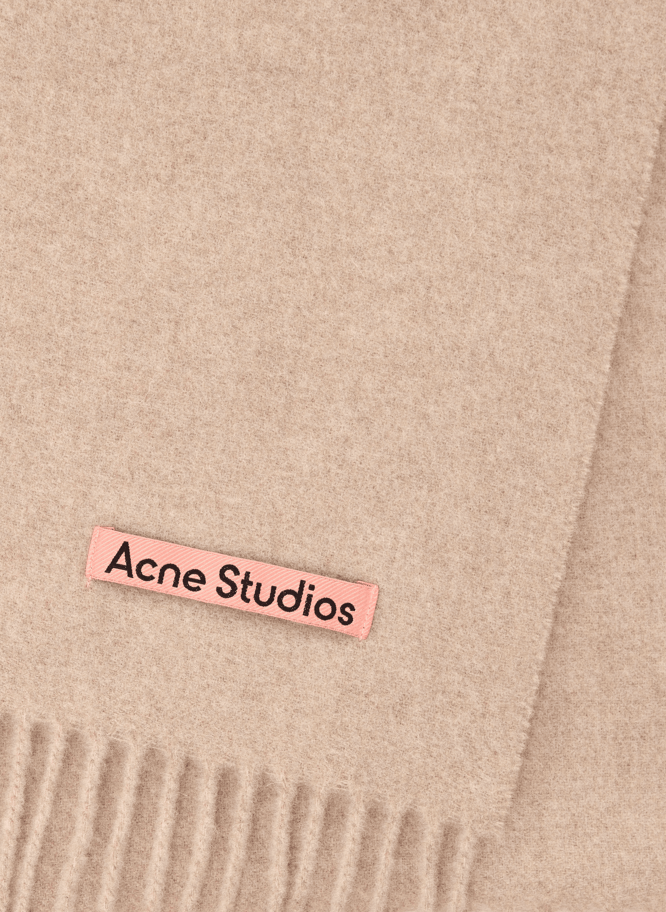 Echarpe en laine  ACNE STUDIOS Beige