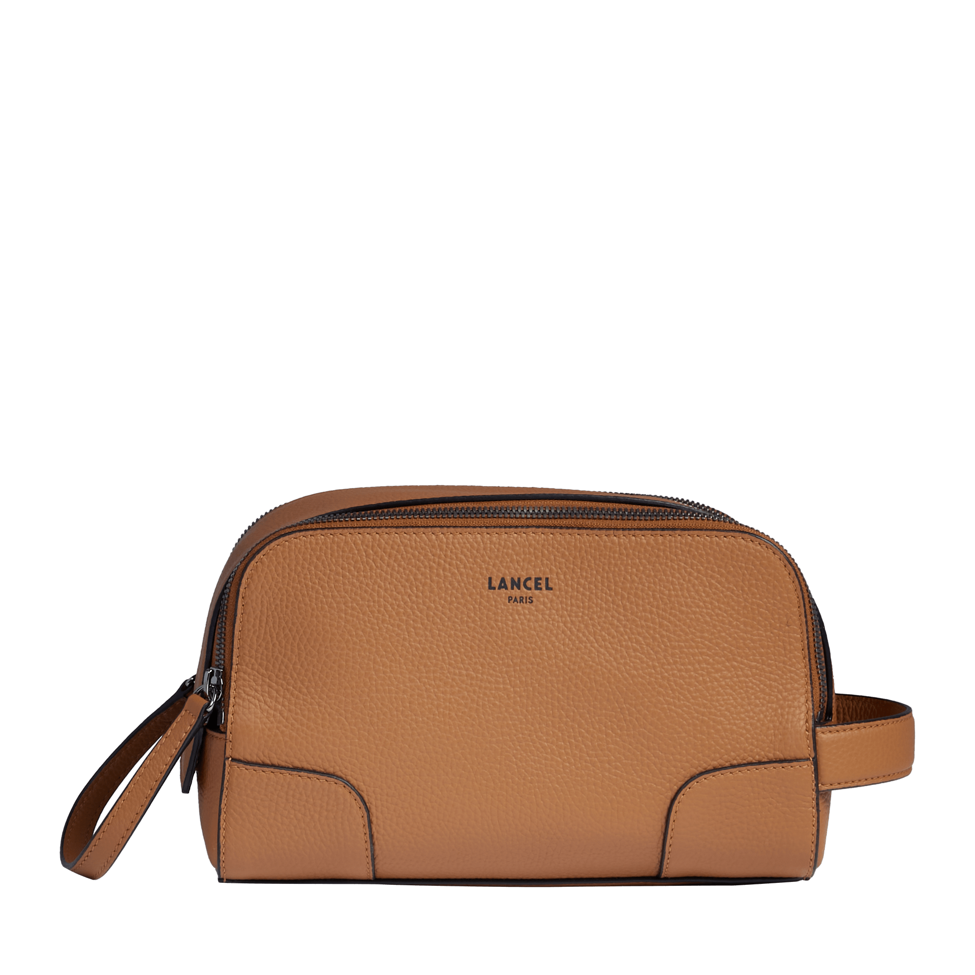 LANCEL Trousse de toilette charlie de lancel en cuir Marron