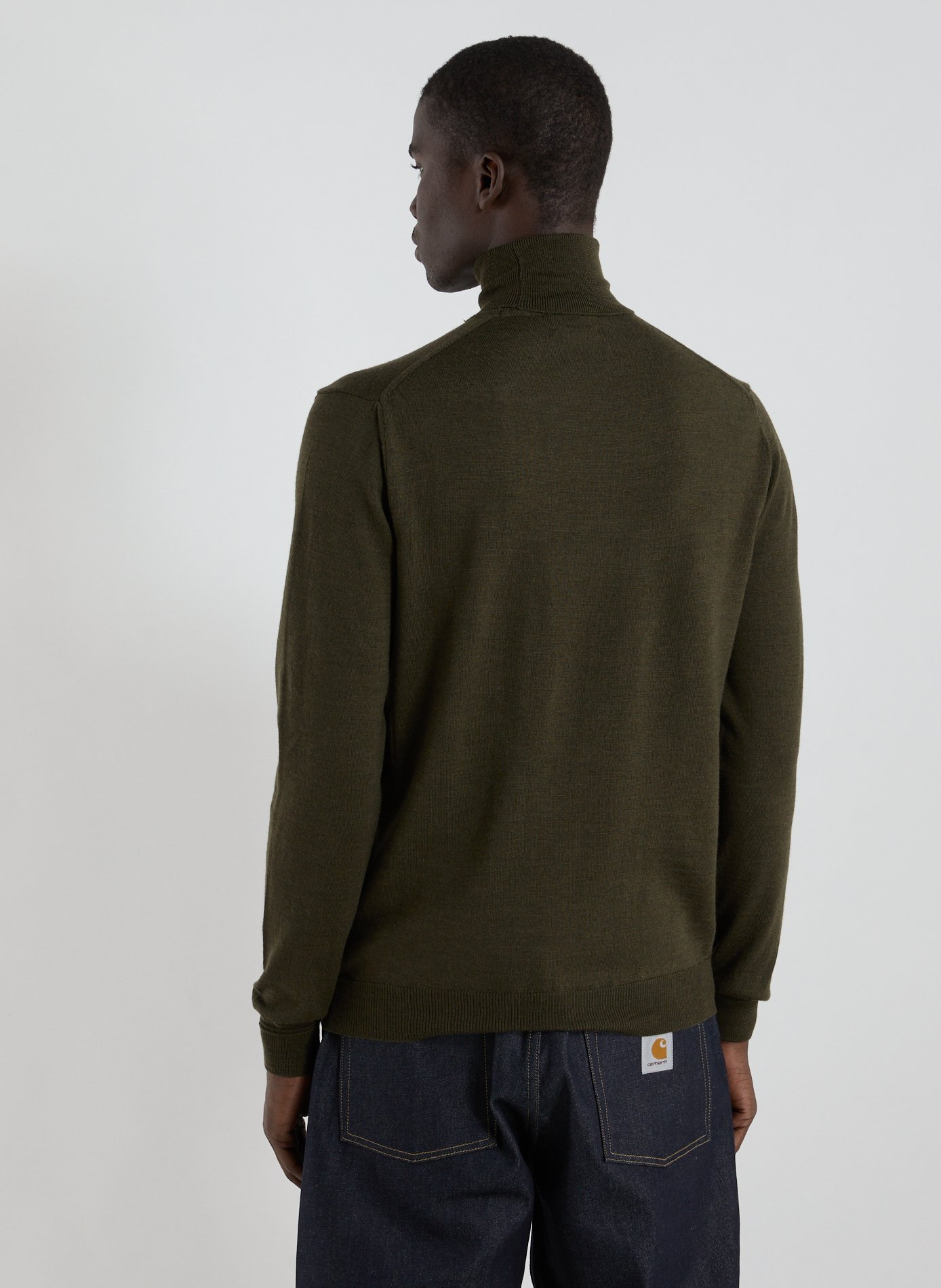 Roll-neck wool Jumper  FACONNABLE Khaki