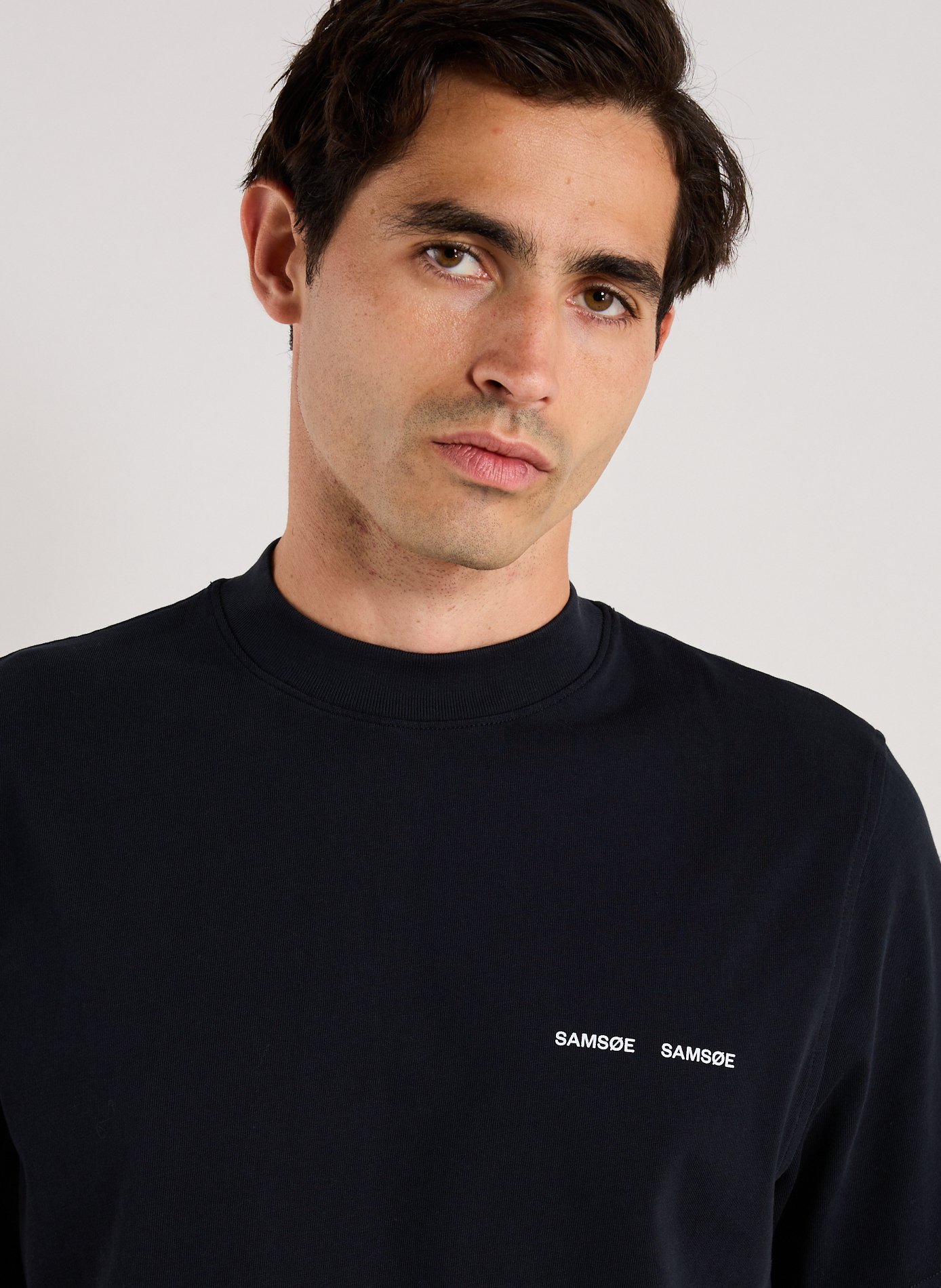 T-shirt en coton SAMSOE SAMSOE Bleu