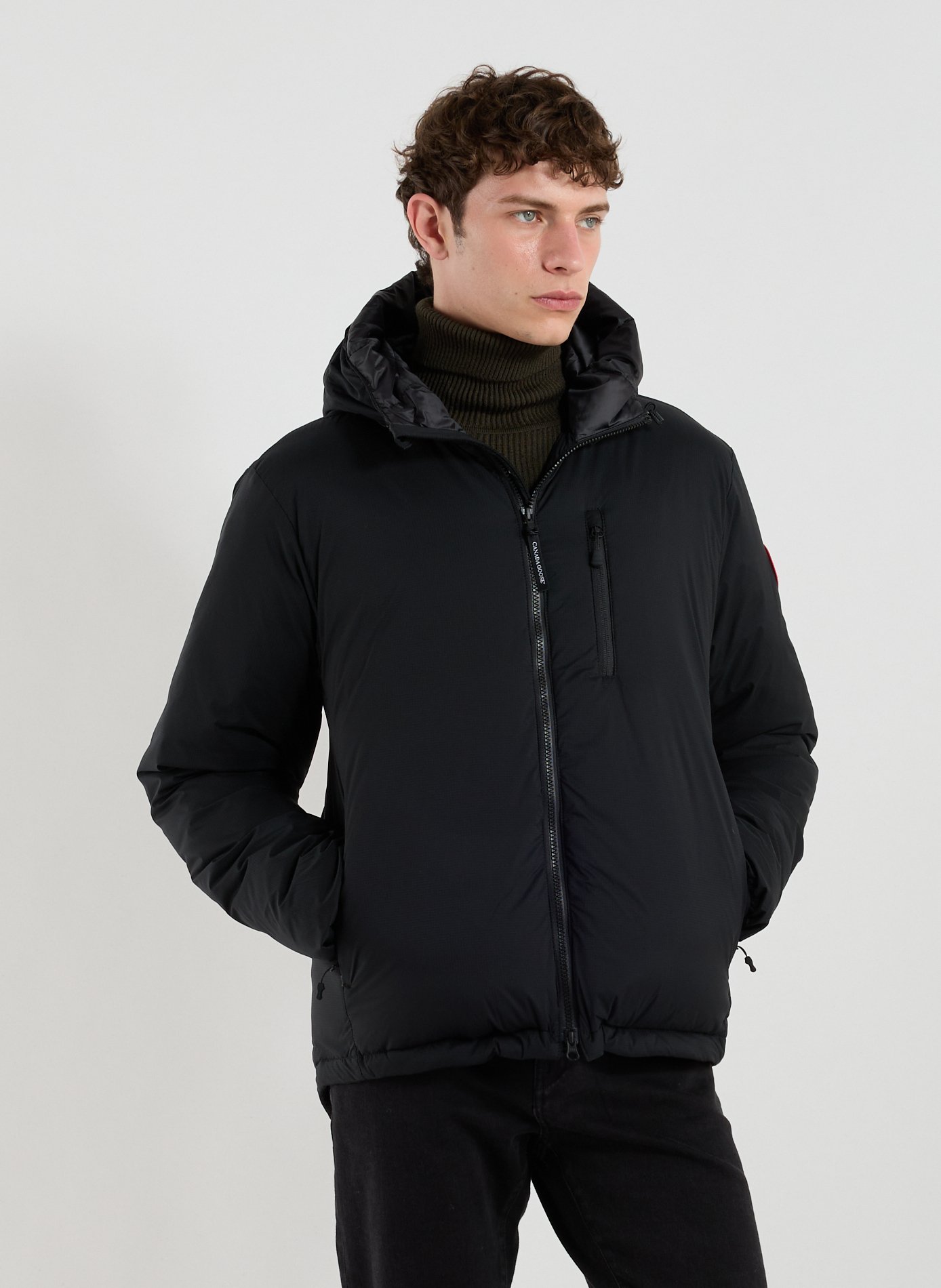 CANADA GOOSE Lodge nylon down jacket Grey