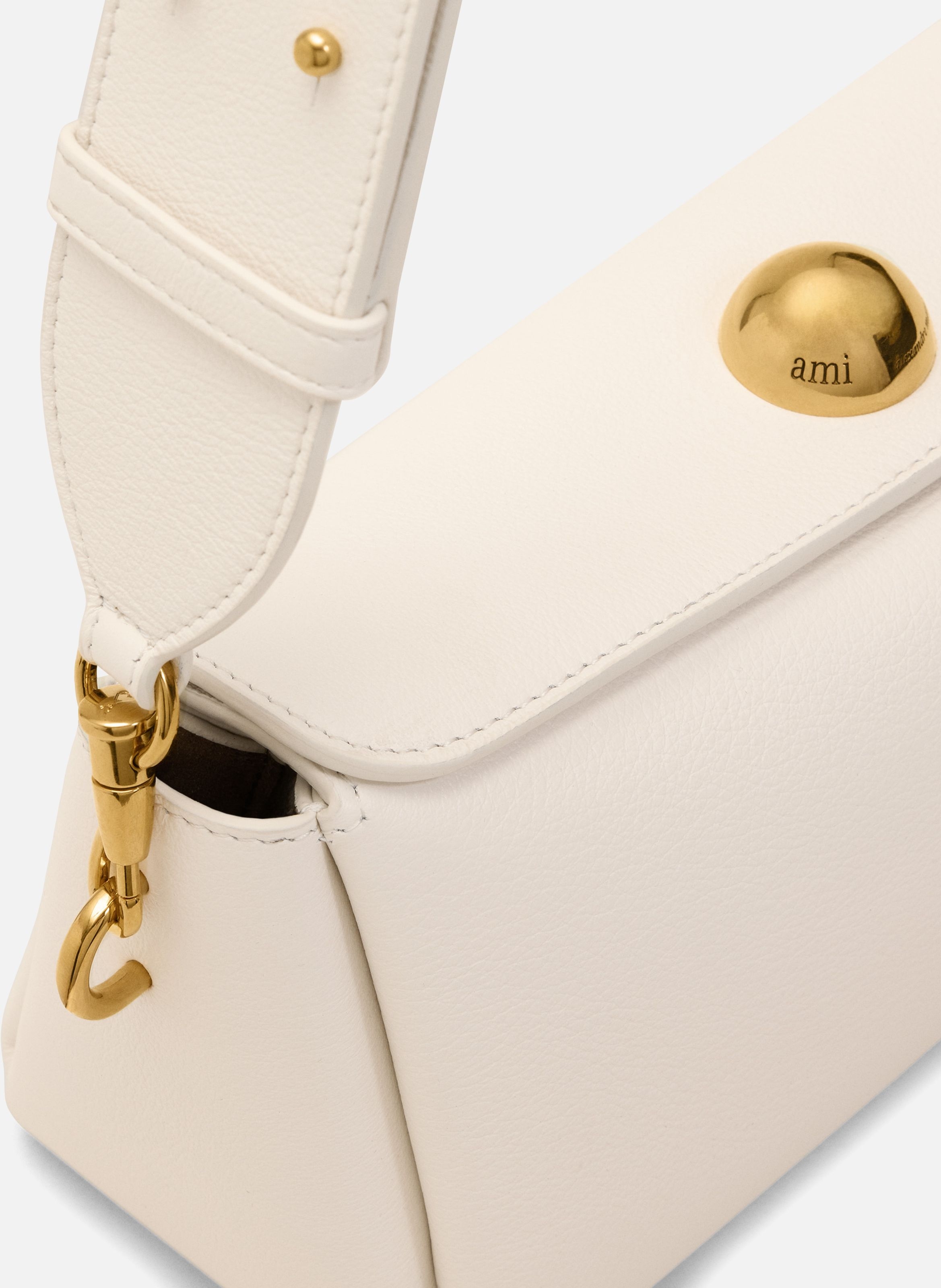 Sac Carrousel unisexe AMI PARIS Blanc