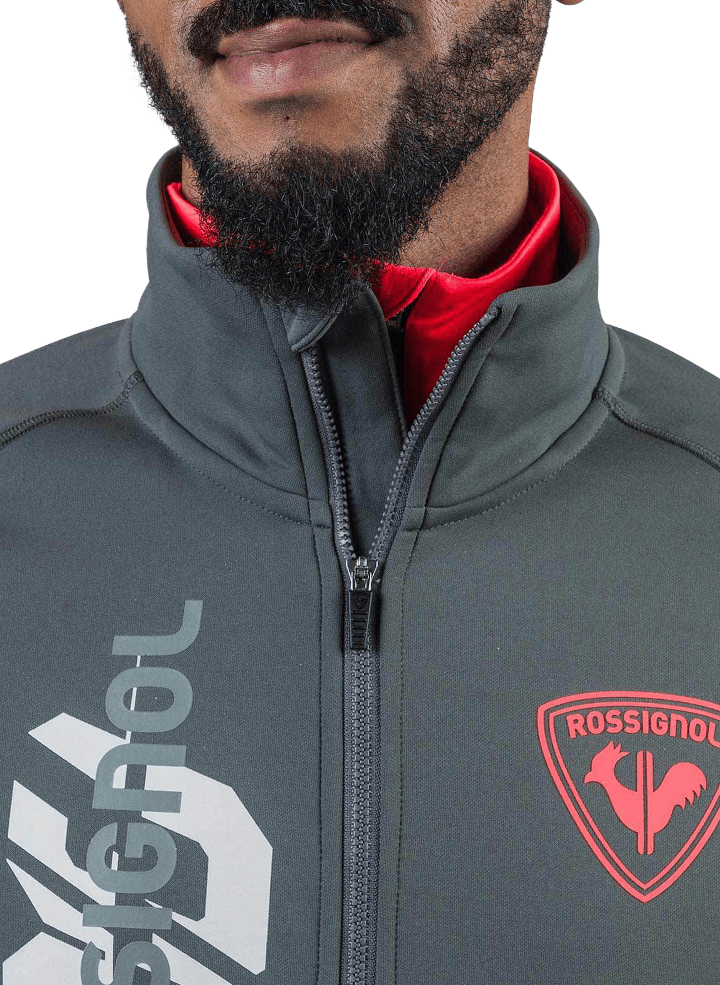 Lightweight printed jacket ROSSIGNOL Grey