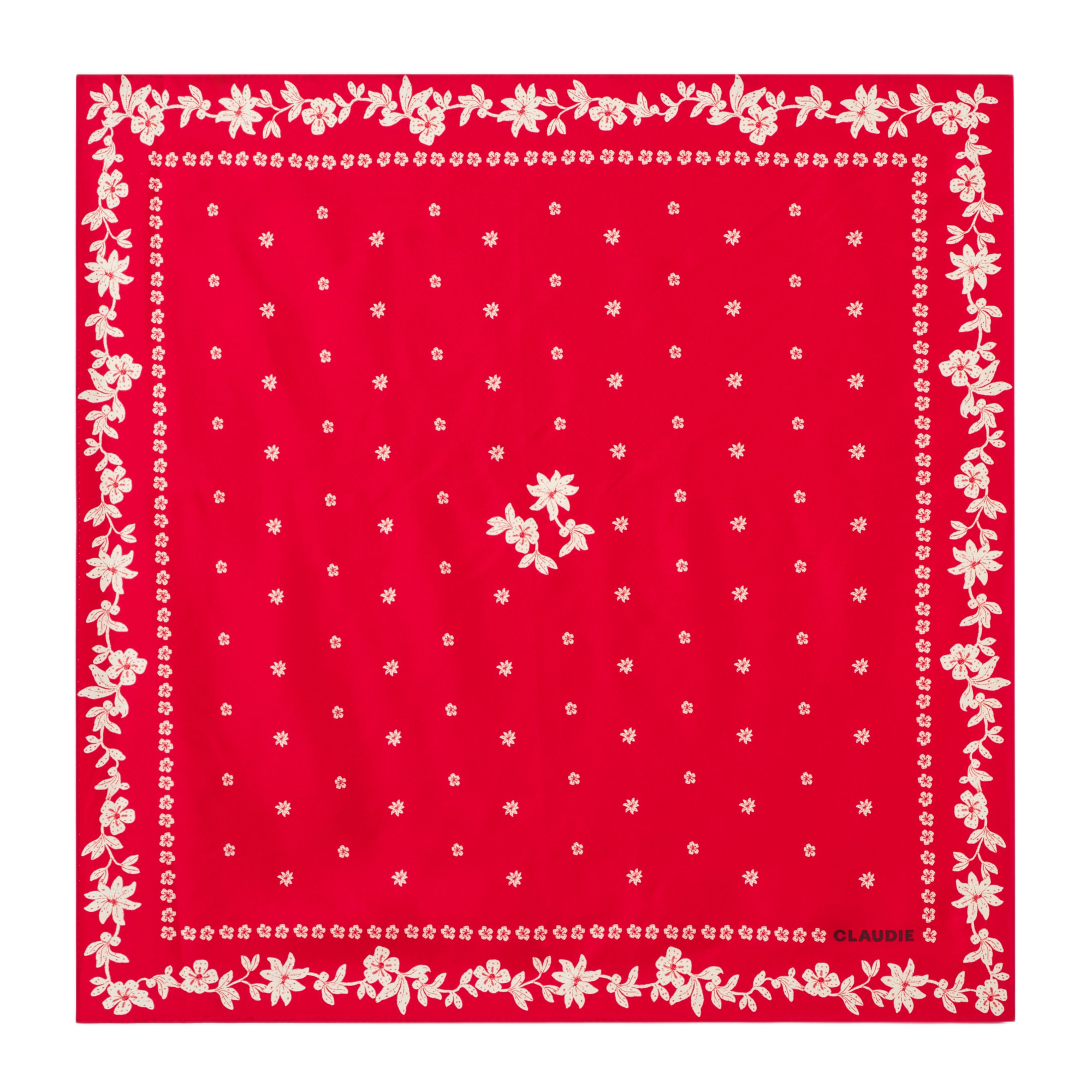 Foulard imprimé en soie CLAUDIE PIERLOT Rouge