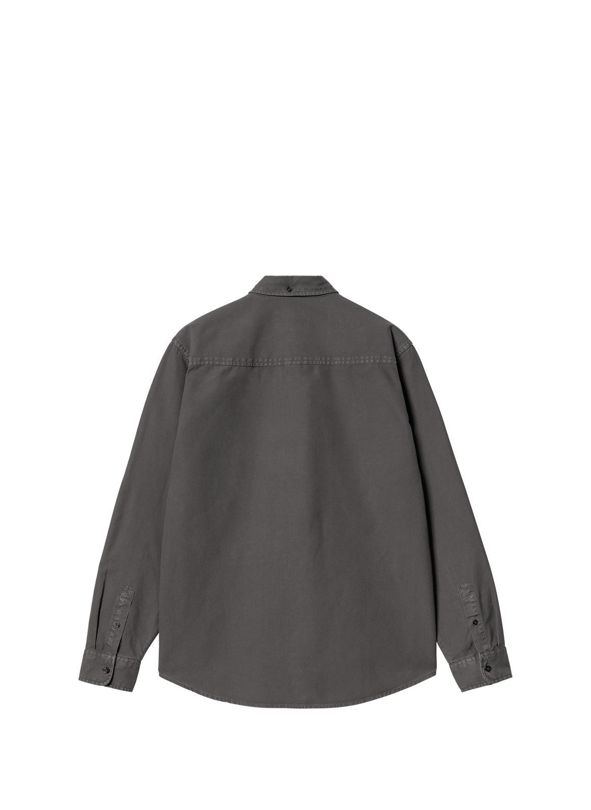 Chemise droite uni en coton CARHARTT WIP Gris