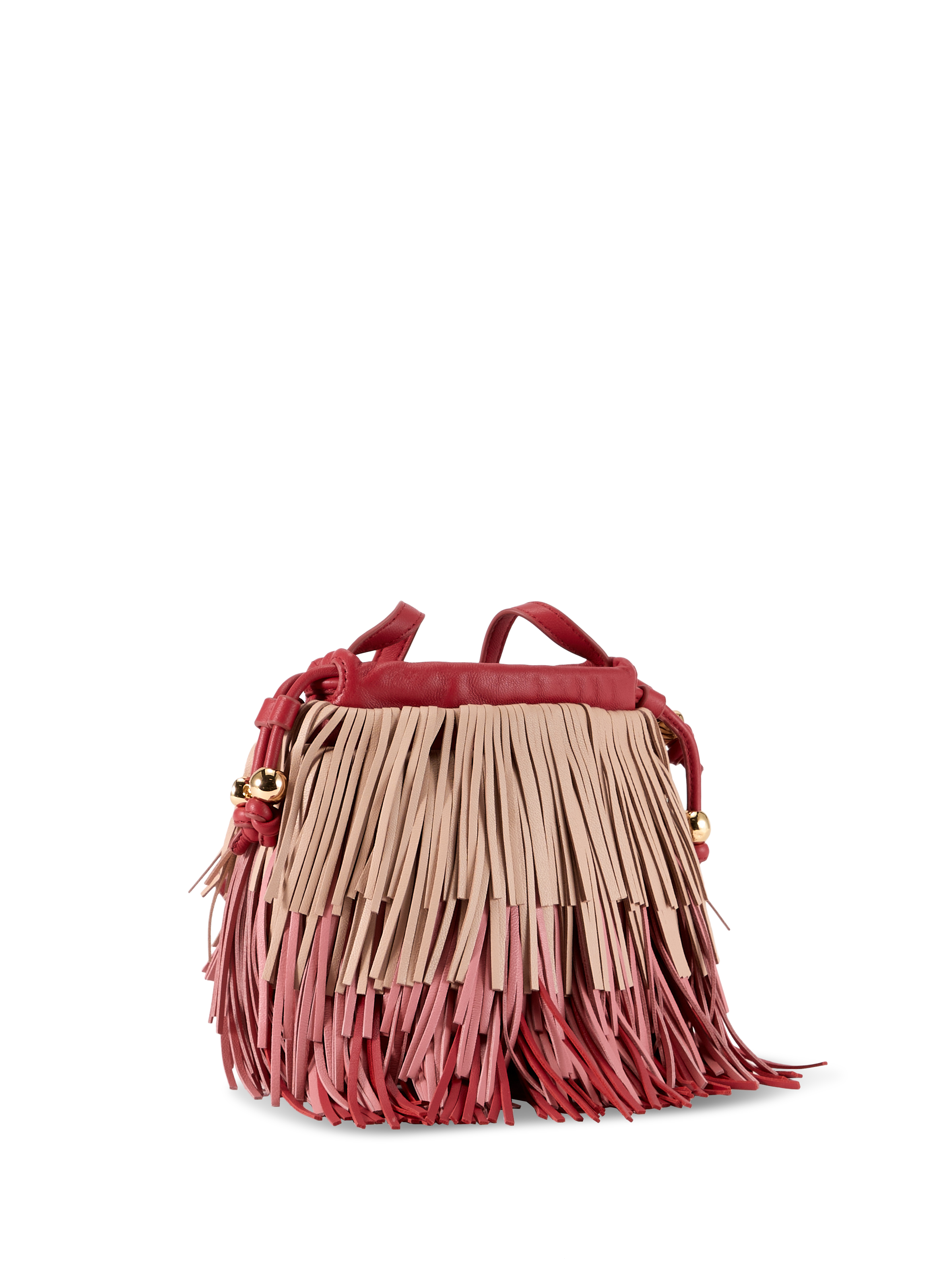 Sac à bandoulière franges en cuir ZIMMERMANN Multicolore