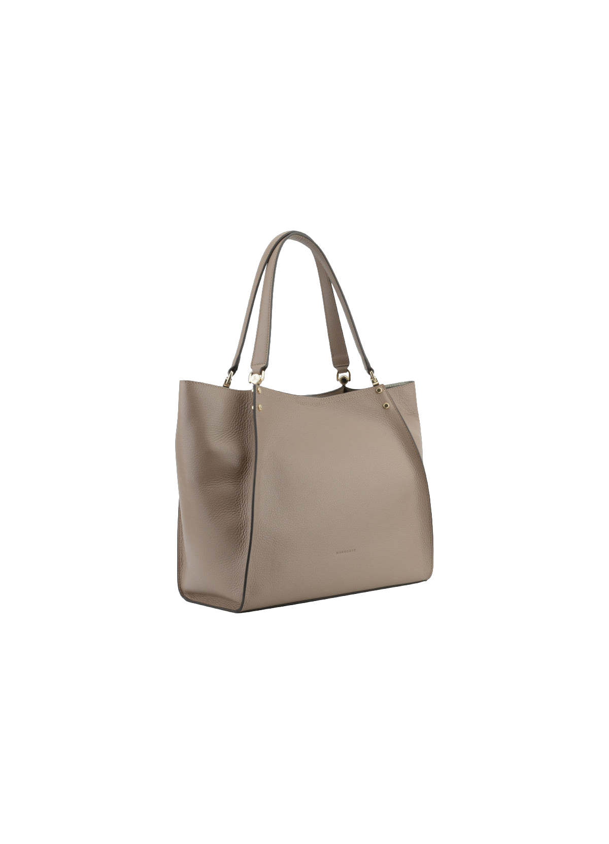 Hebdo | Sac PM en cuir de veau grainé POURCHET Marron