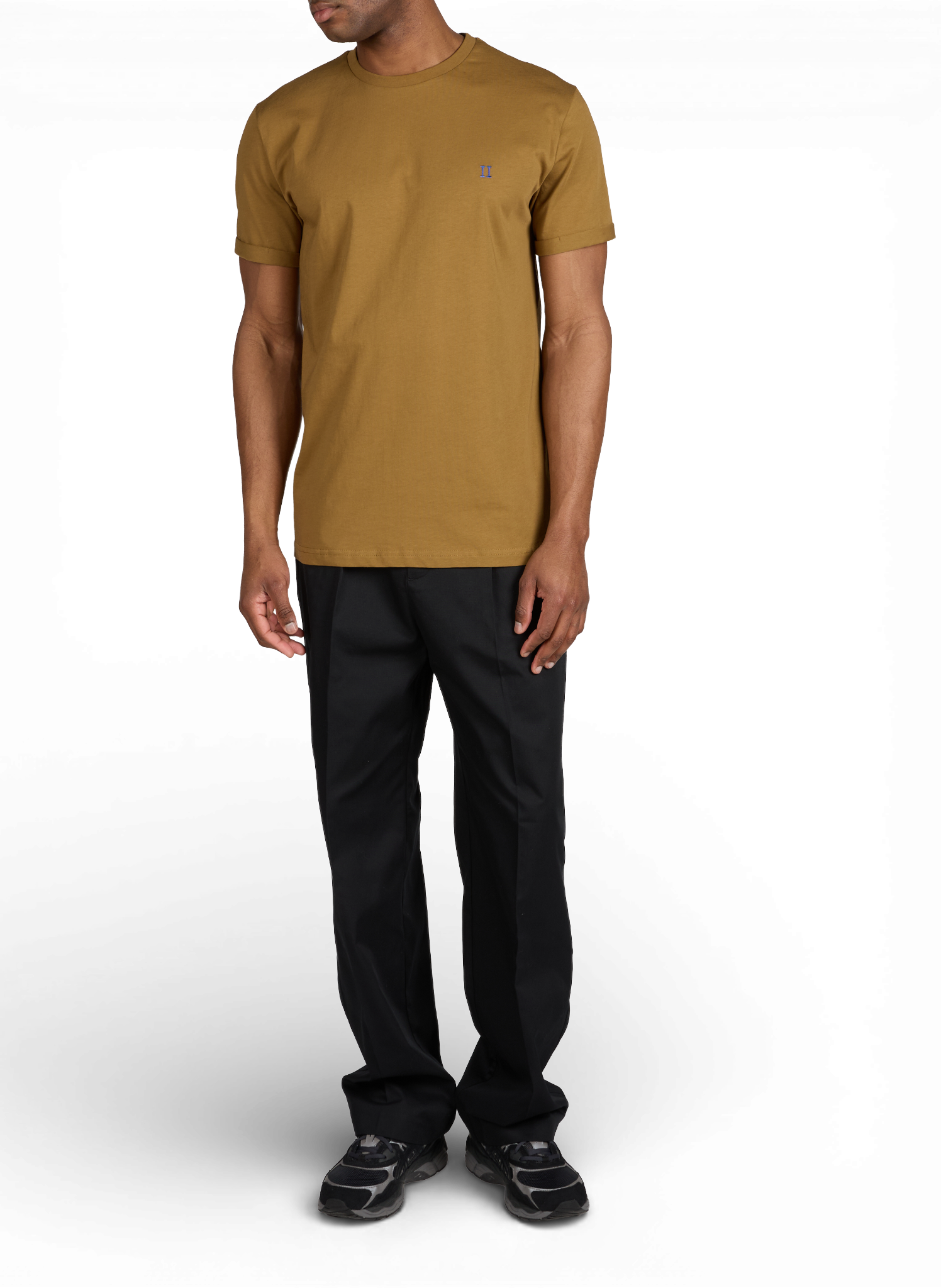 Trousers Reece with thick twill pleats LES DEUX Black