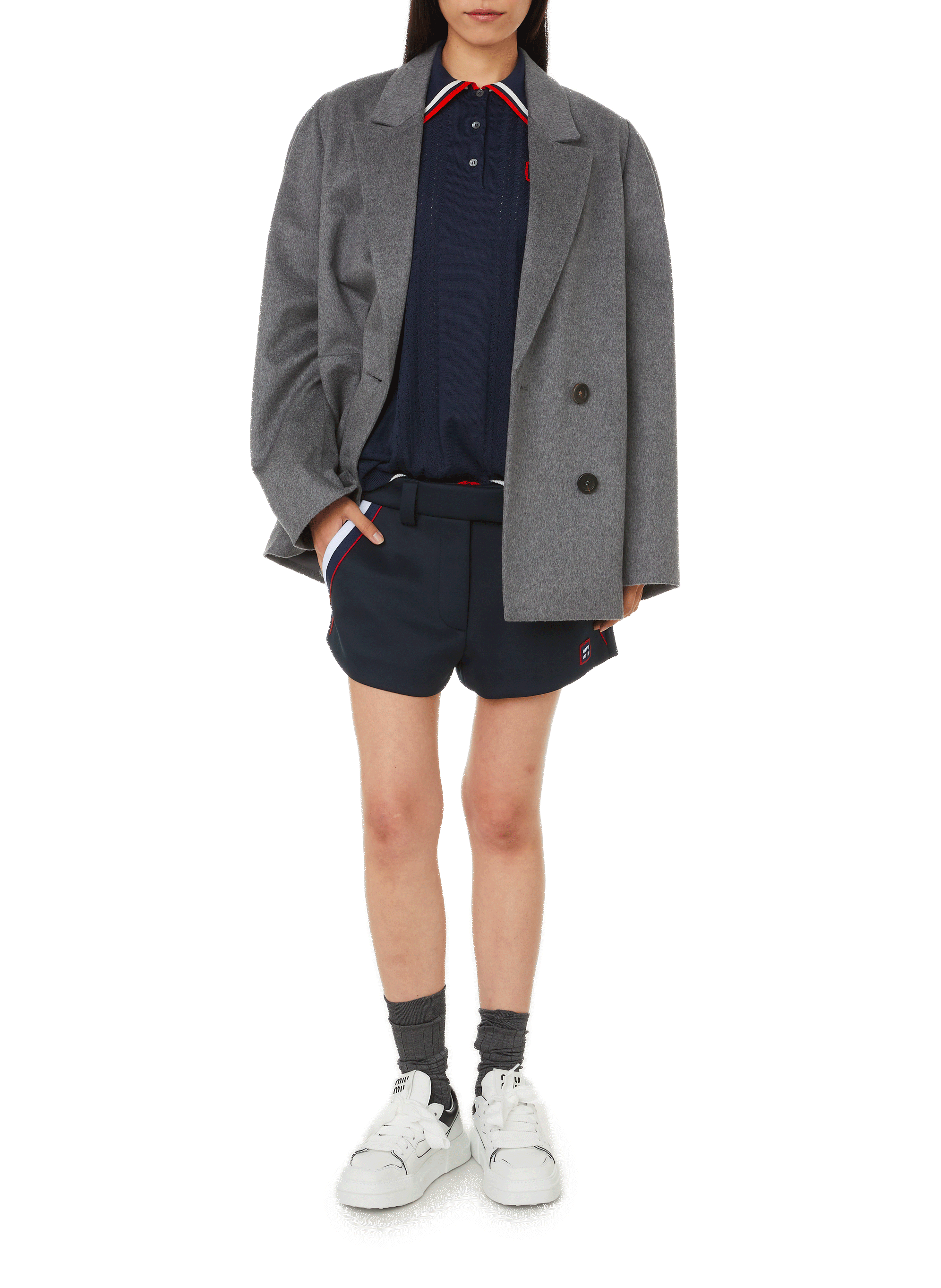 Mini shorts MIU MIU Blue