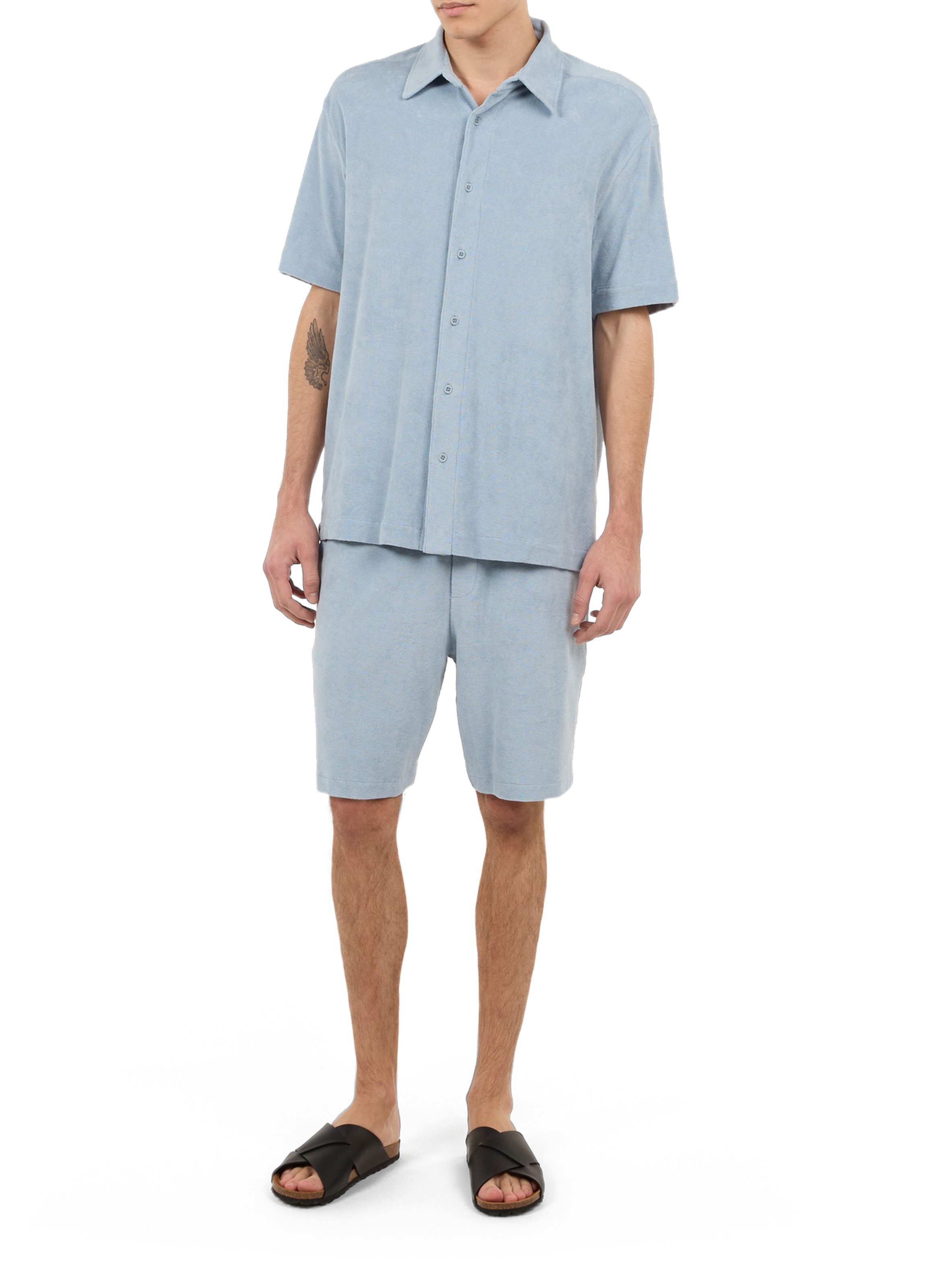 Cotton terry shirt SAISON 1865 Blue