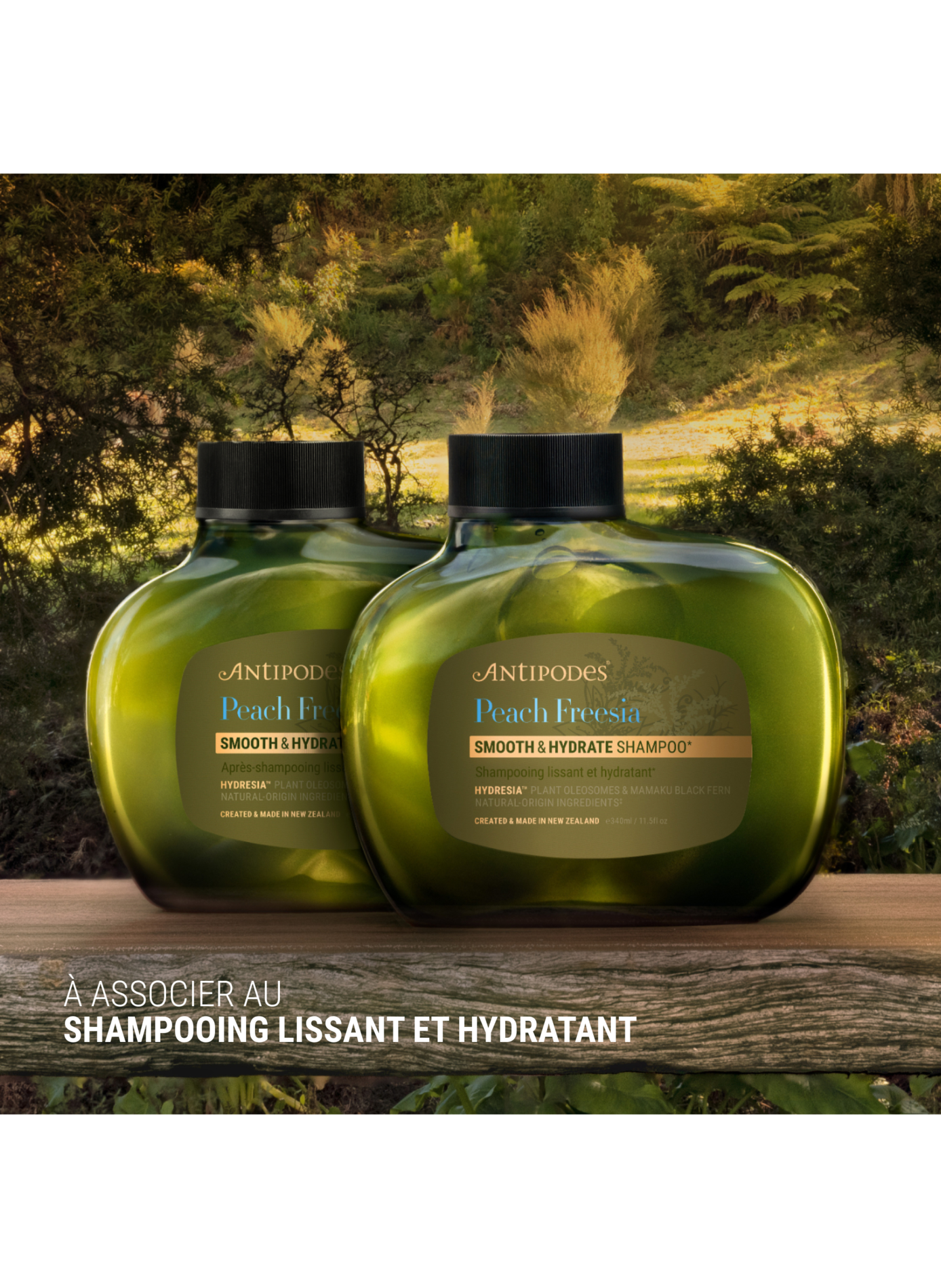 Après-shampoing Pêche Freesia Lissant et Hydratant ANTIPODES No color