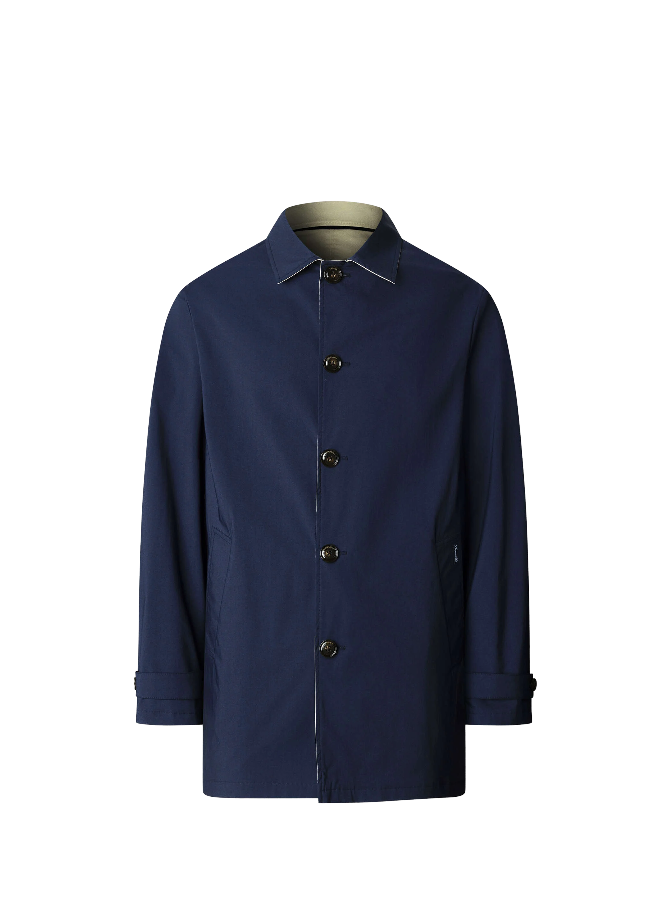 Trench réversible en coton mélangé FACONNABLE Bleu