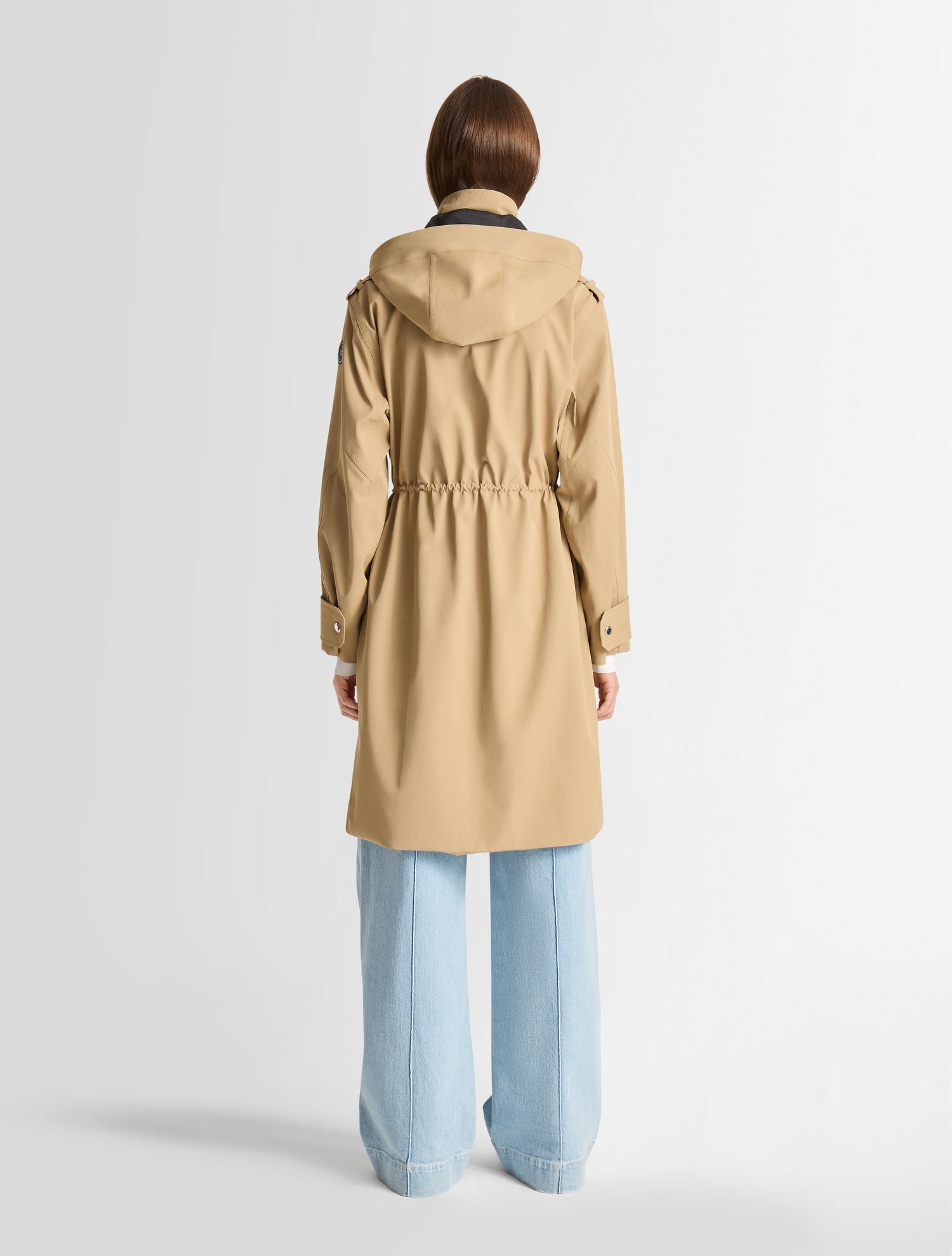 Parka melroo col capuche coupe ample FUSALP Beige