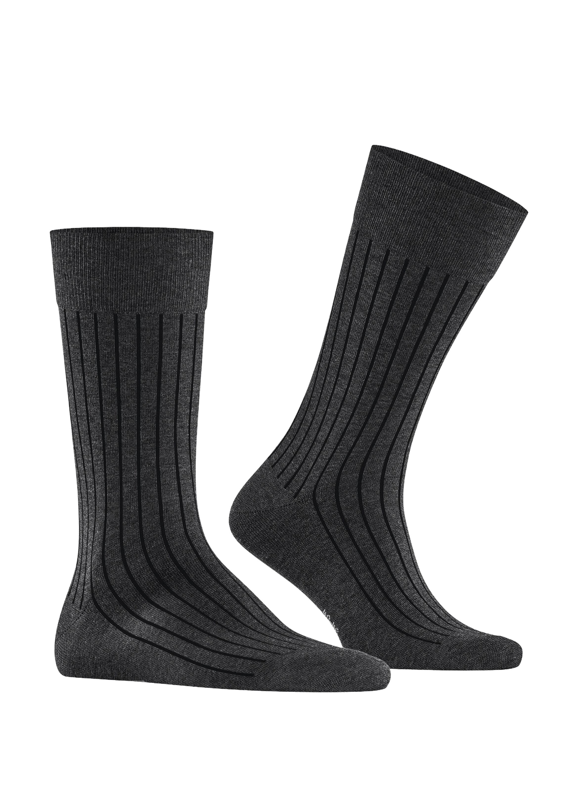 Calcetines altos de algodón mezclado BURLINGTON Gris