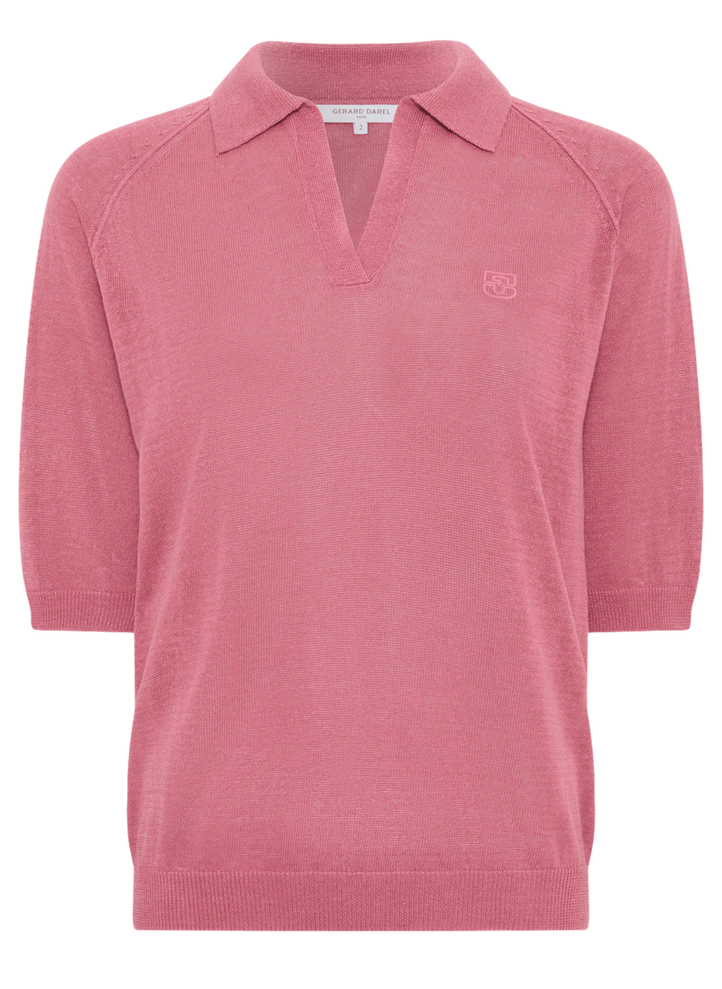 Polo en lin mélangé - loula GERARD DAREL Rose