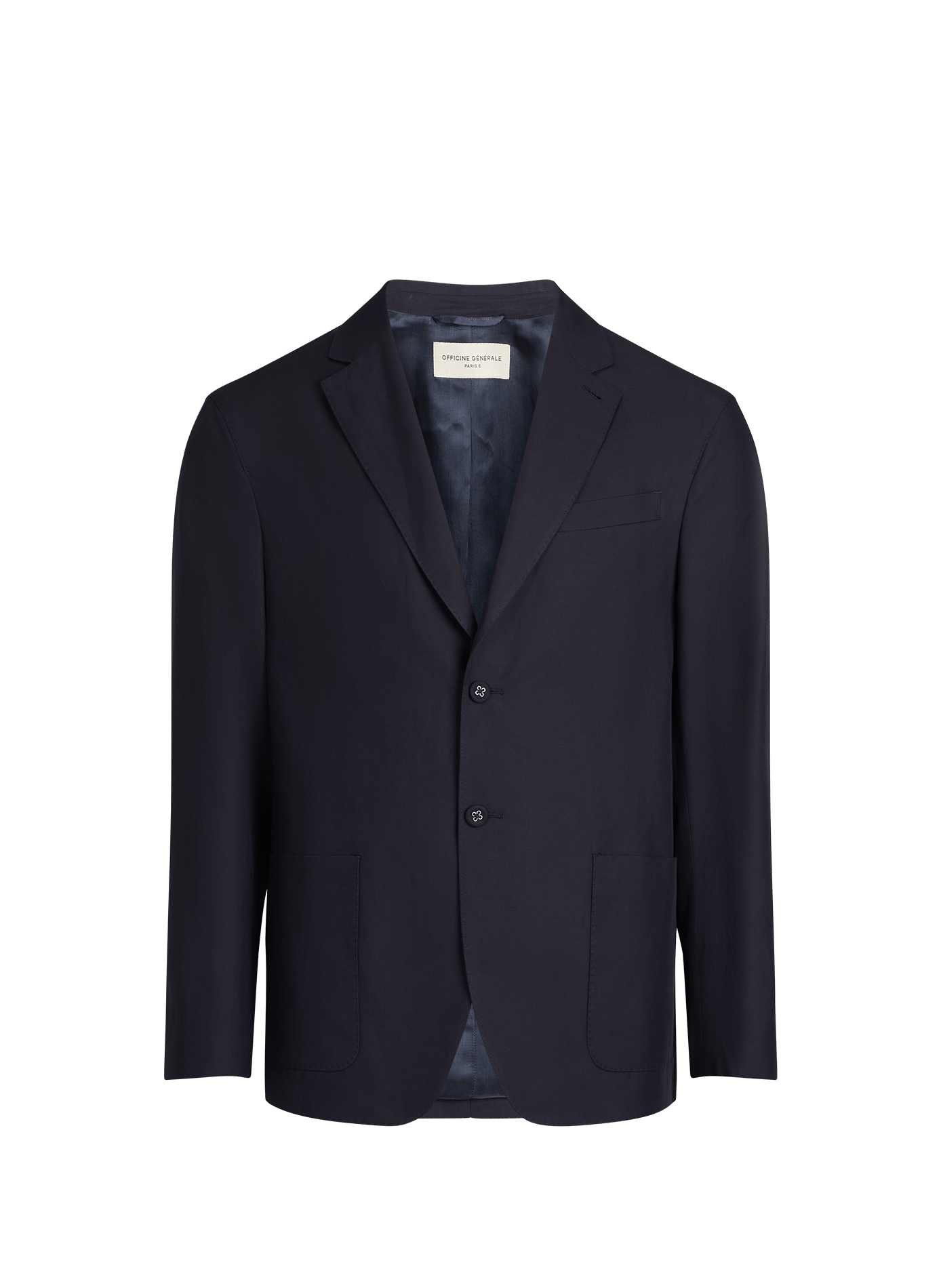 Solid straight blazer OFFICINE GENERALE No Color