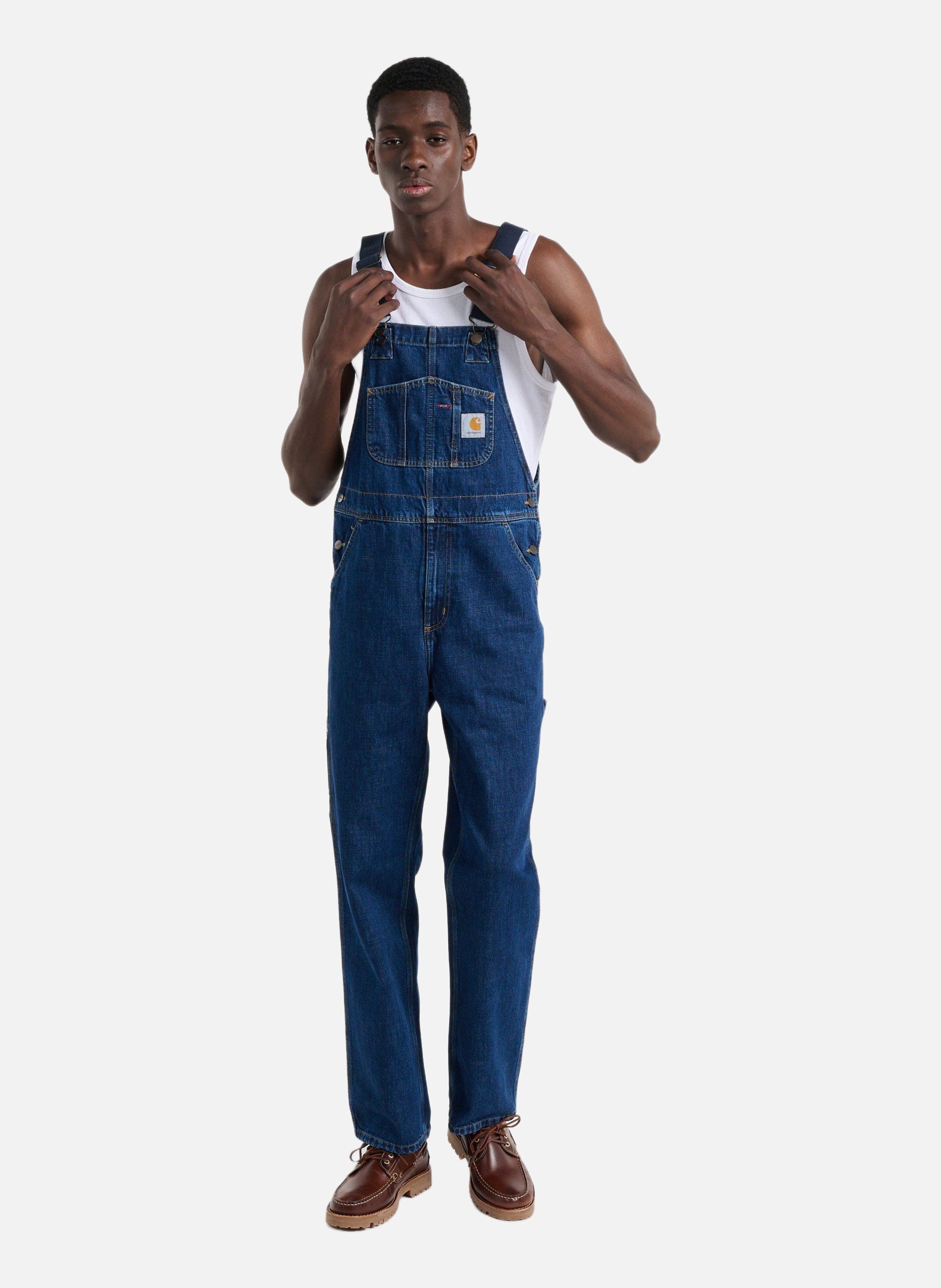 Salopette bib overall CARHARTT WIP Bleu