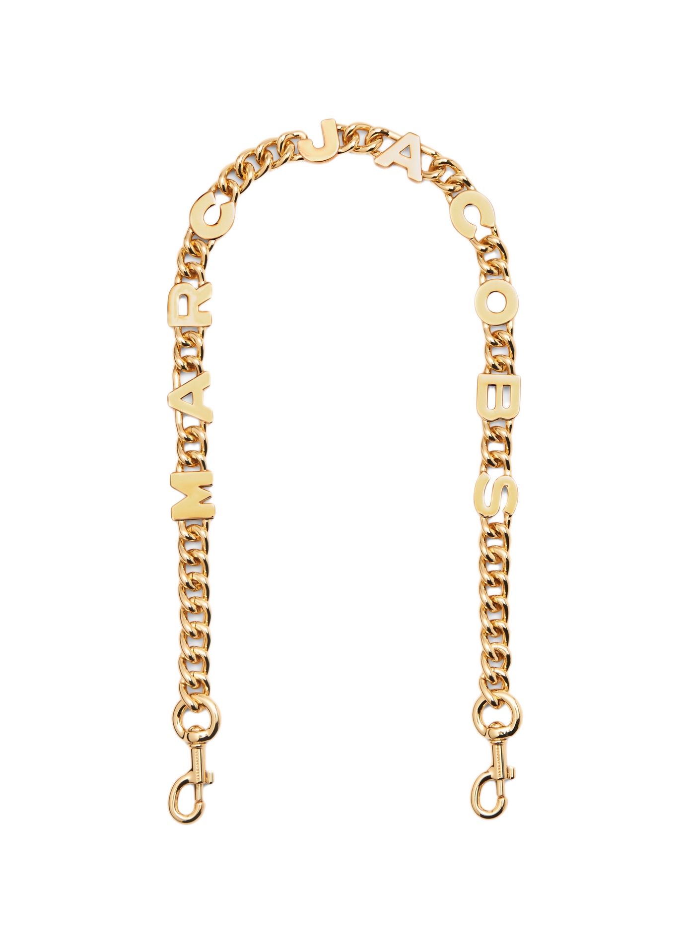 The Logo Chain Shoulder Strap MARC JACOBS Golden