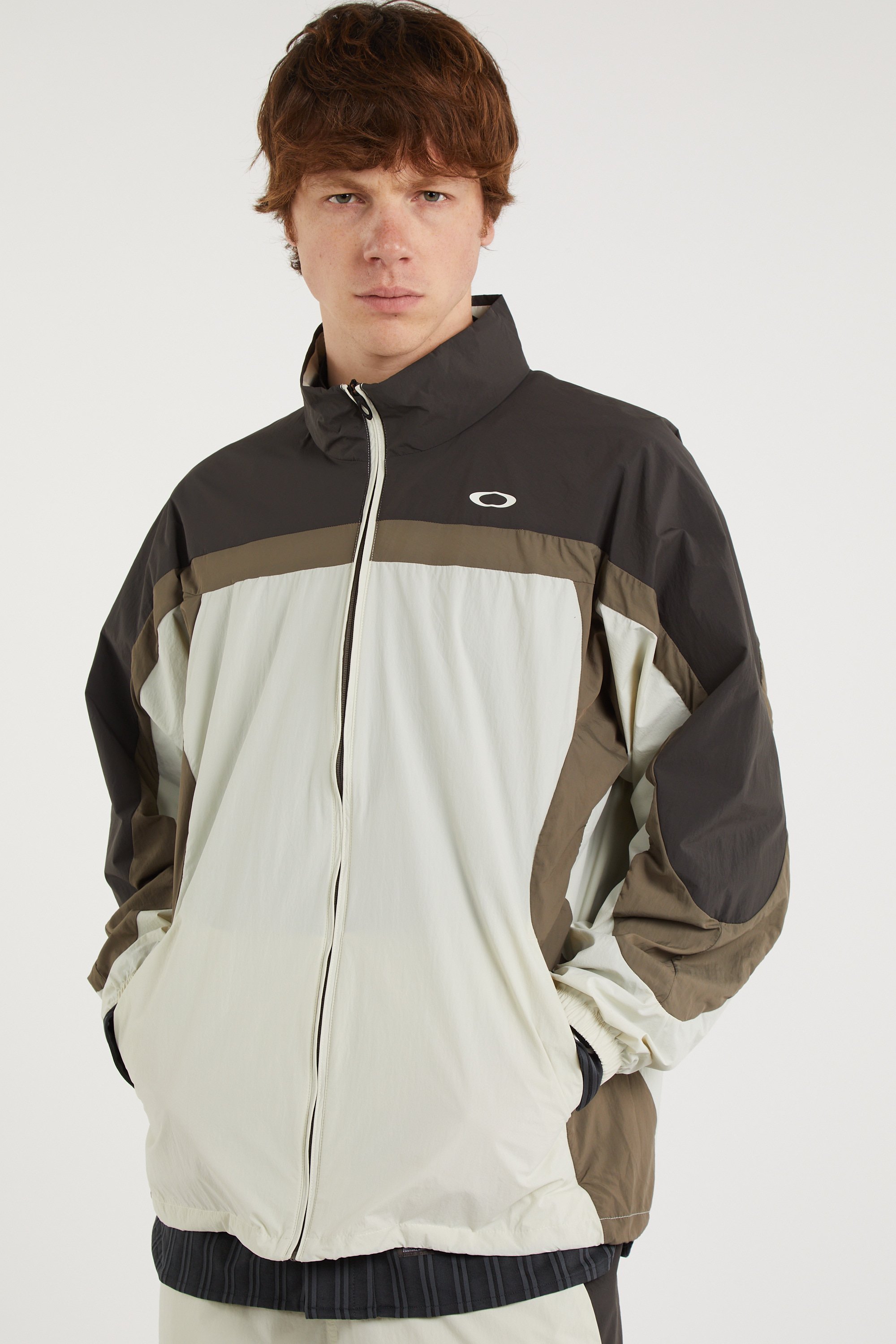 Veste oversize col montant new retro wind jacket 3.0 OAKLEY Beige