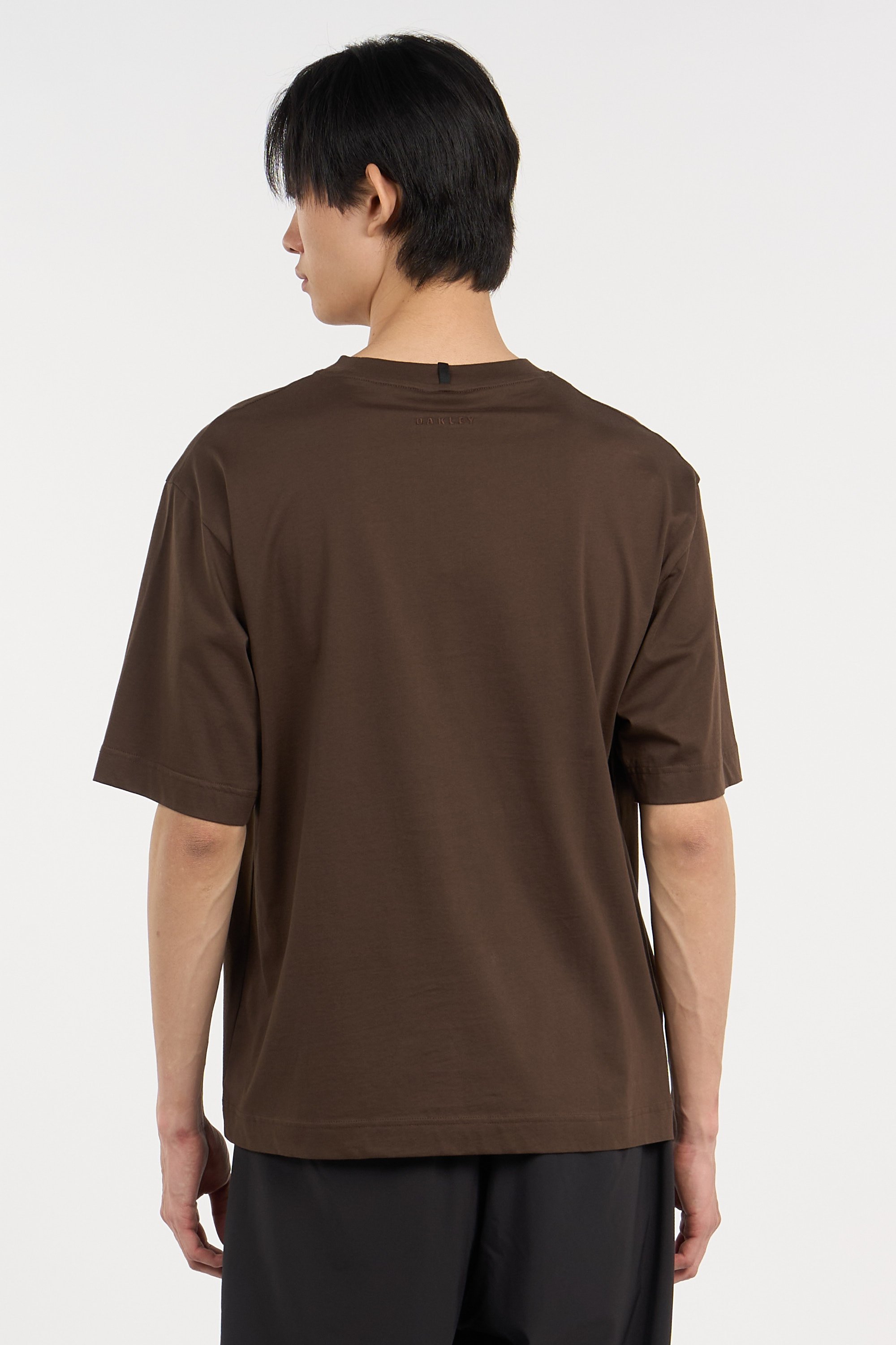 T-shirt liquid heritage ellipse ss tee OAKLEY Marron