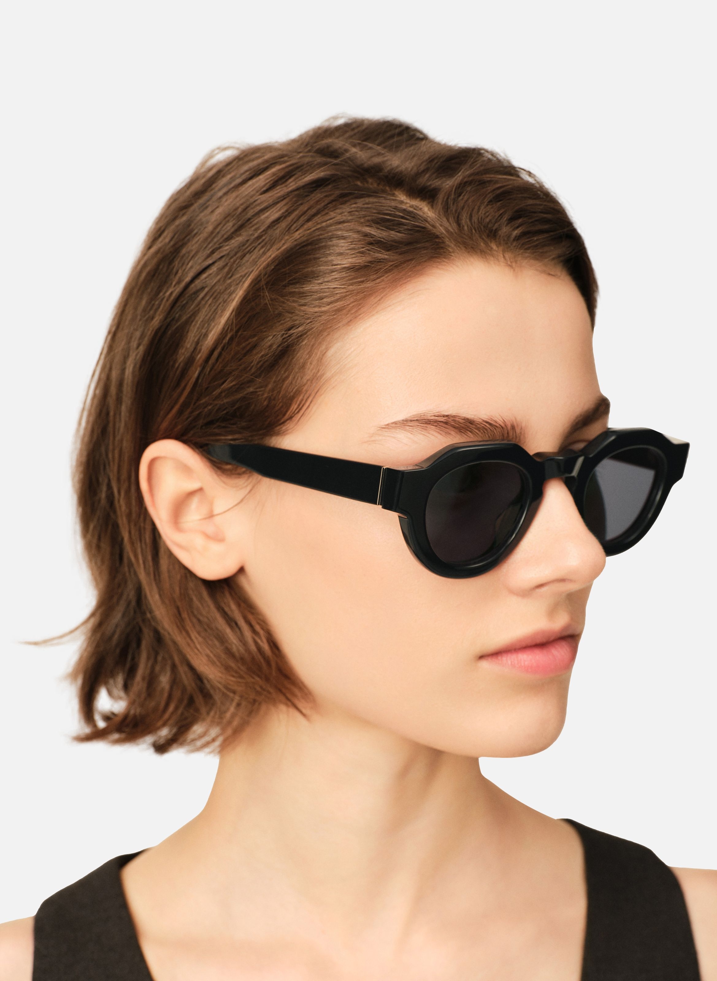 Lunettes de soleil 75018 unisexe AMI PARIS Noir