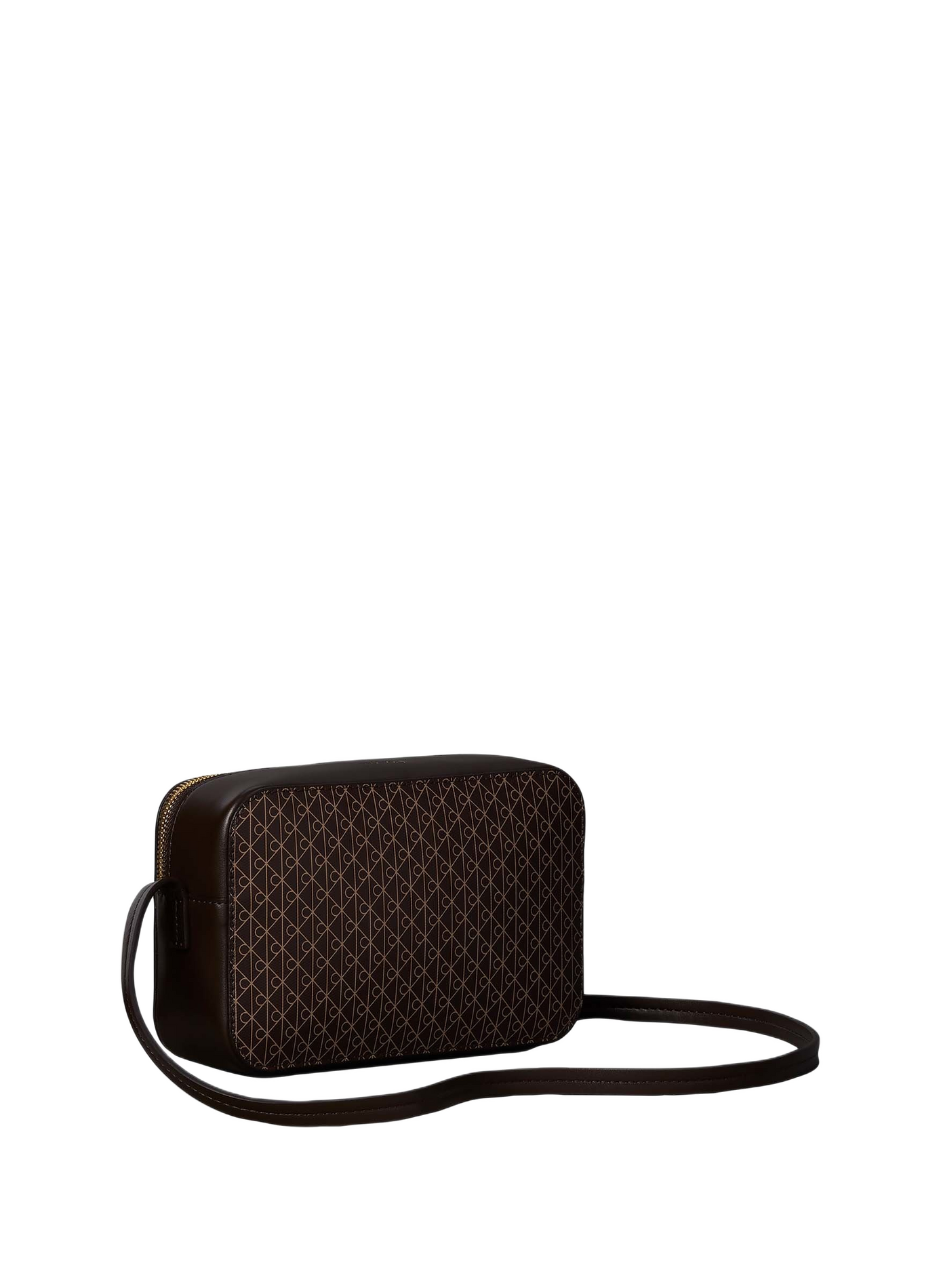 Sac bandoulière à imprimé logo  CALVIN KLEIN Marron