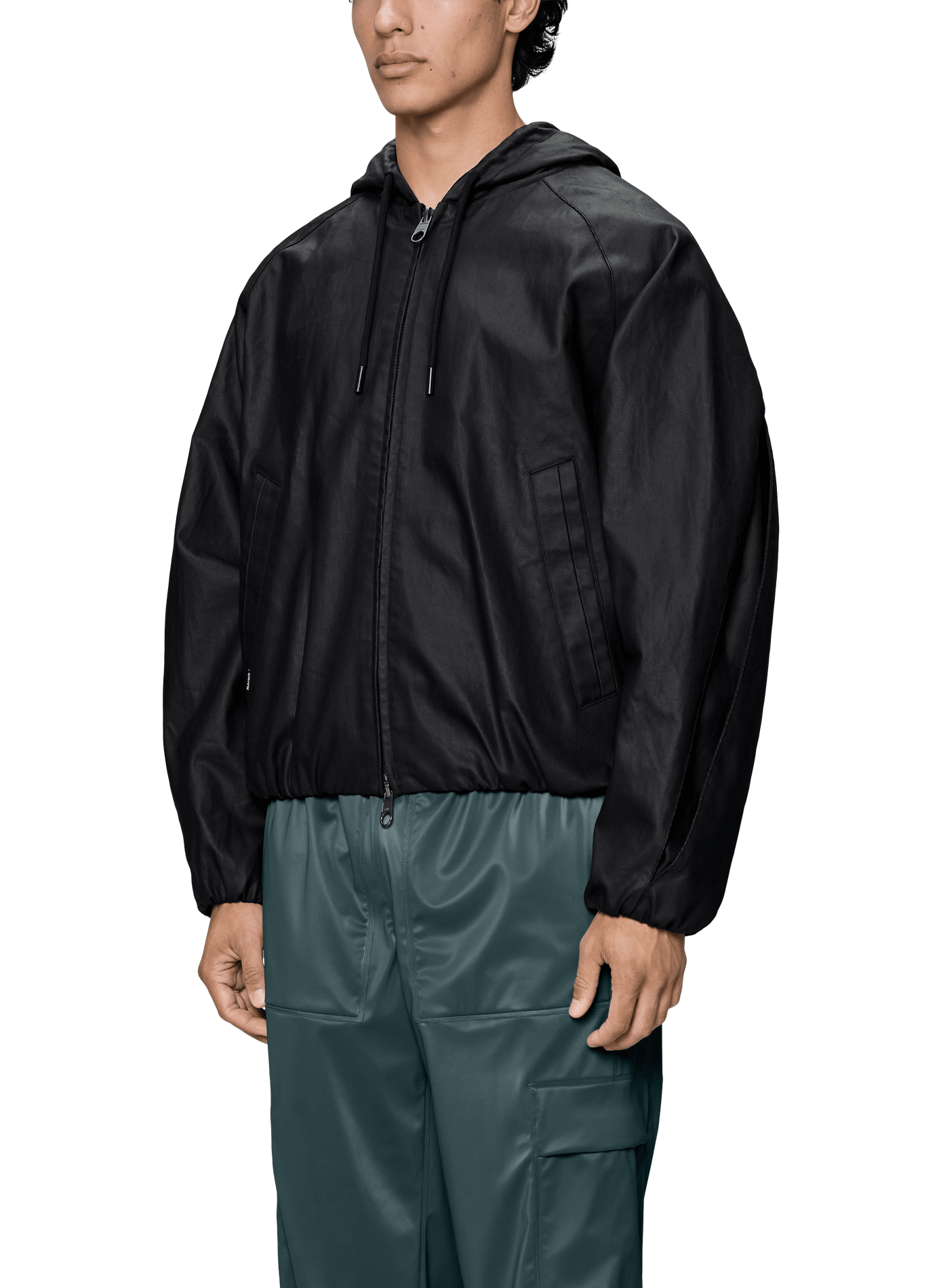 Blouson à capuche RAINS Noir