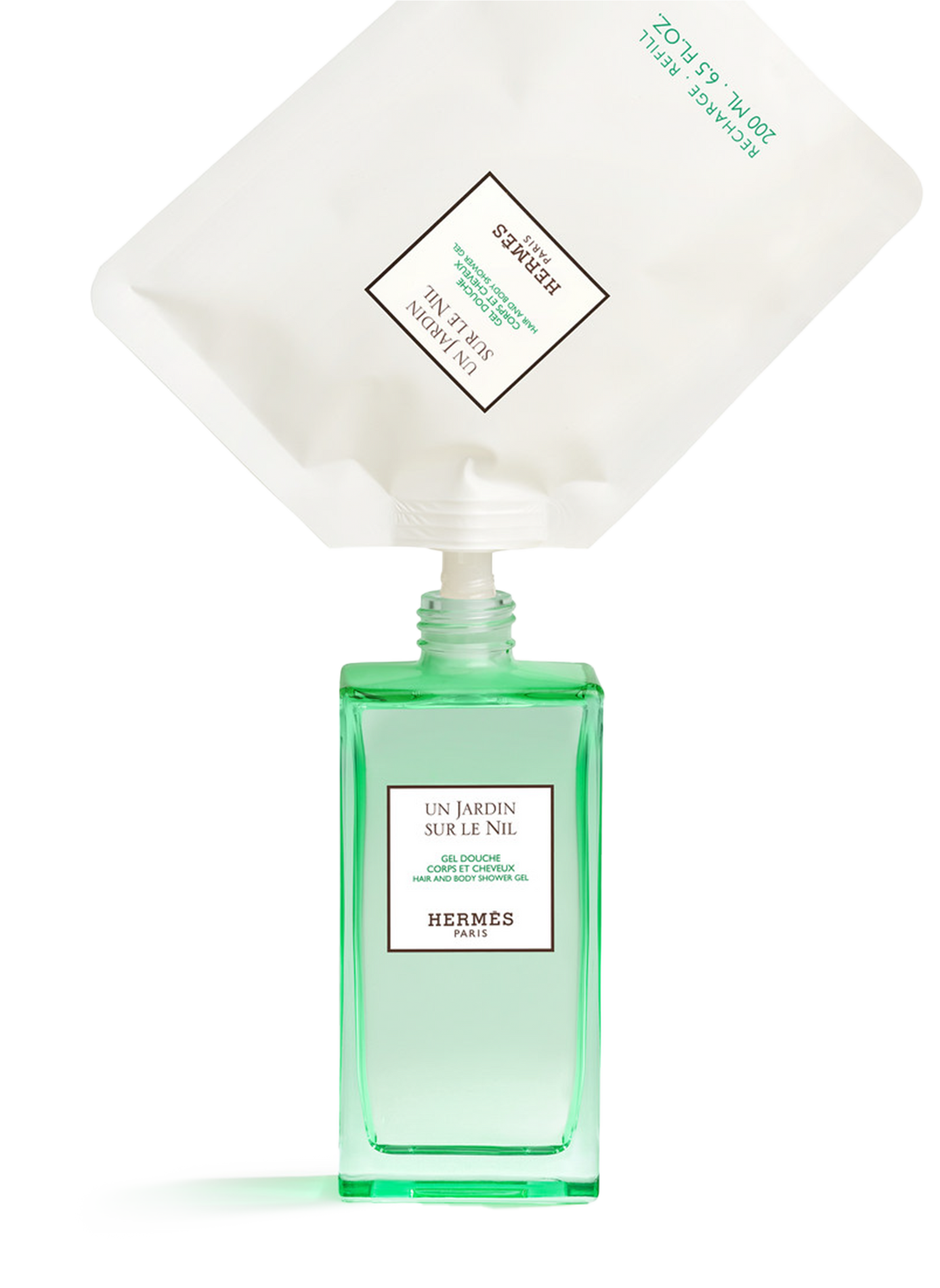 Un Jardin sur le Nil - Gel douche corps et cheveux HERMÈS No color