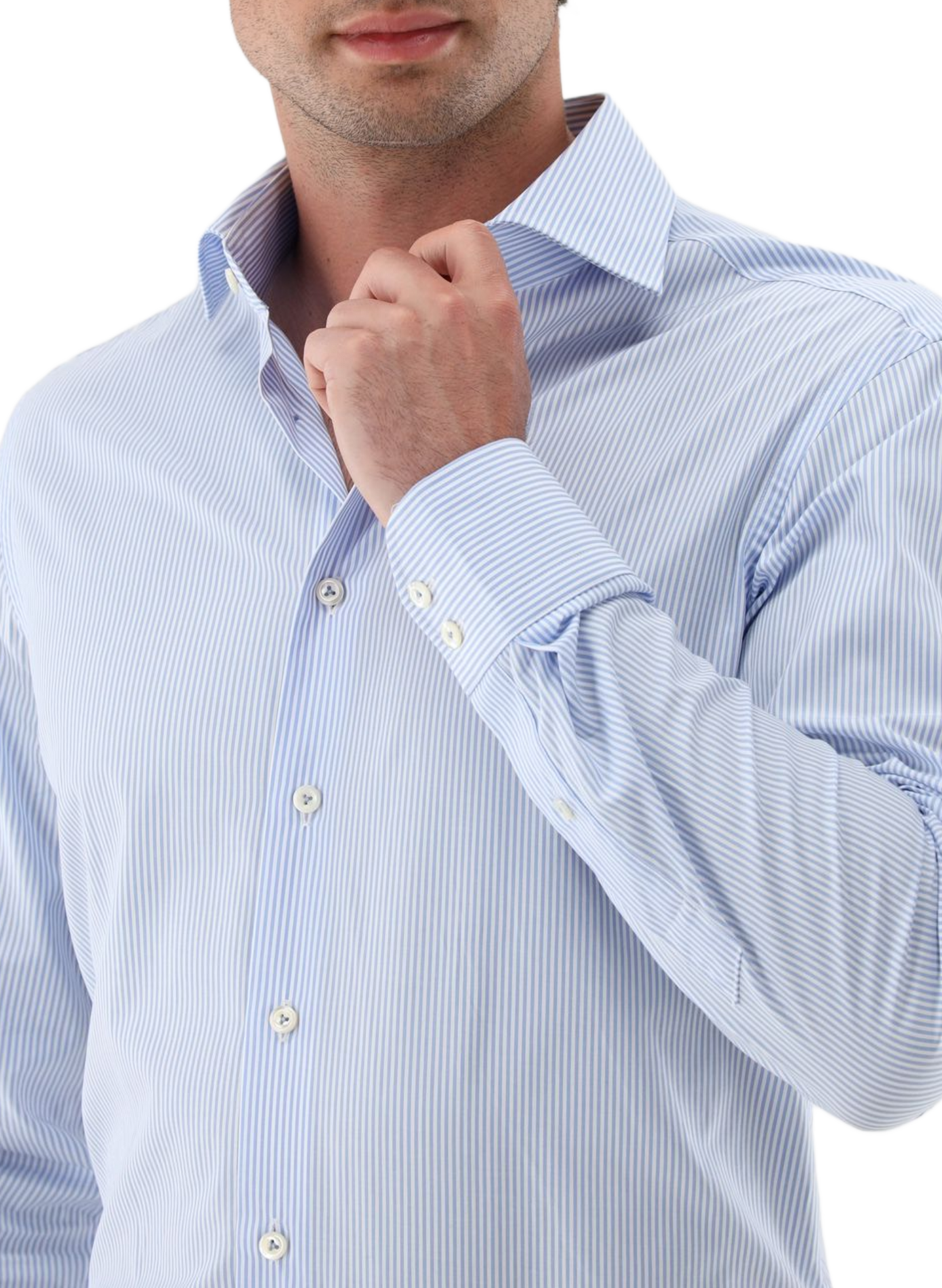 Gerade geschnittenes gestreiftes Hemd VAN LAACK Blau