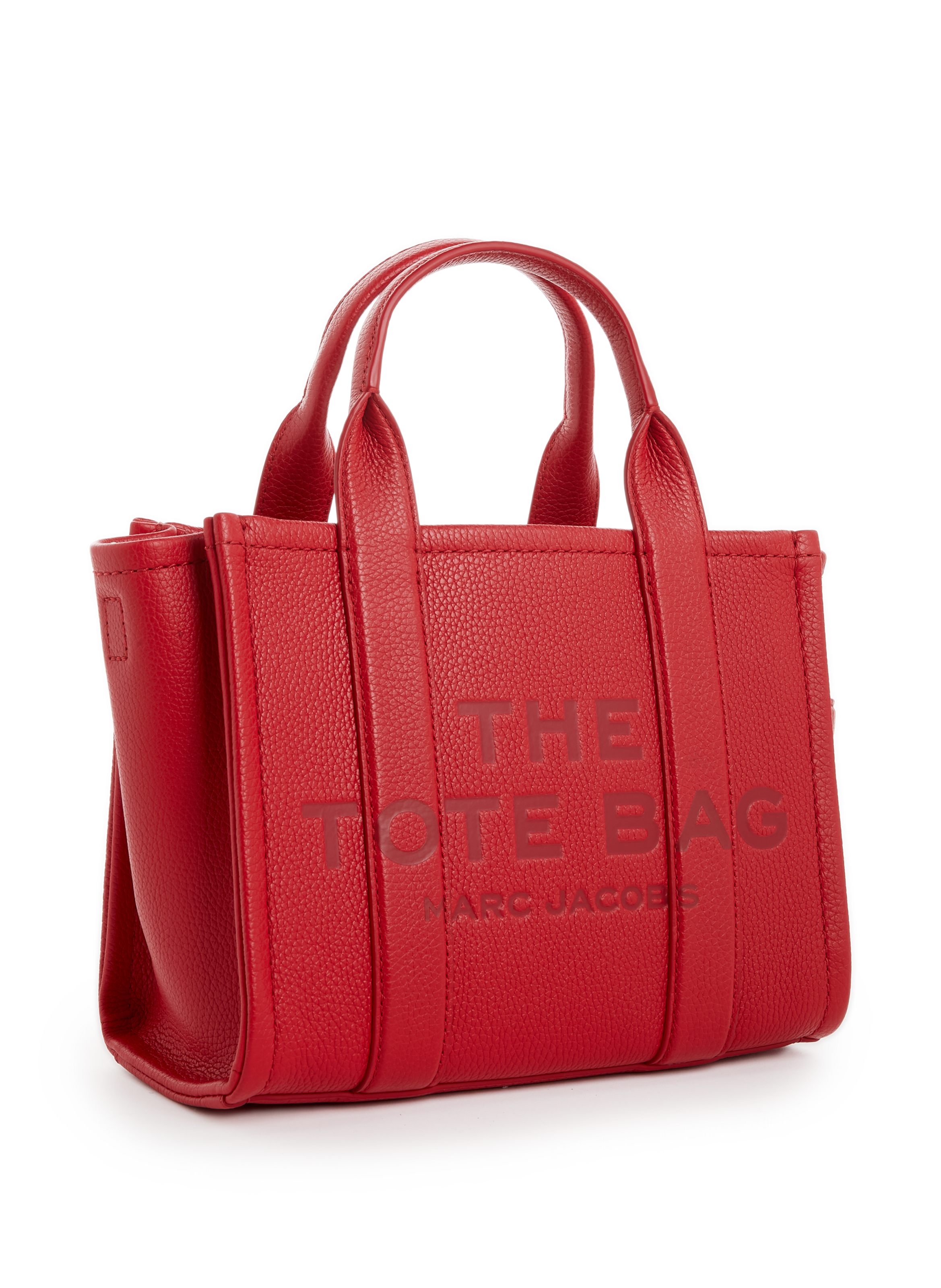 The Tote mini leather tote bag | Red MARC JACOBS Women