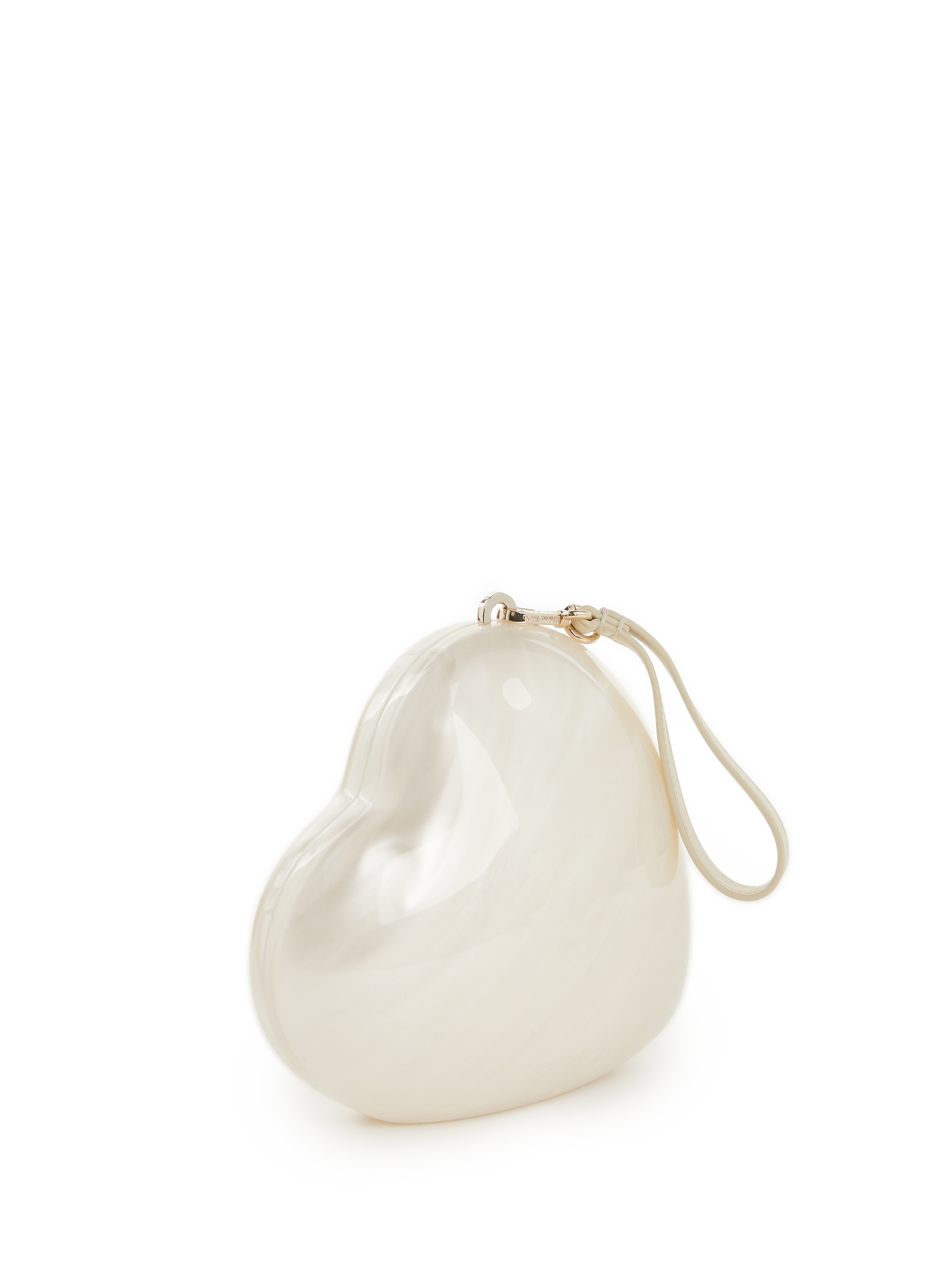 Clutch nacré forme de coeur