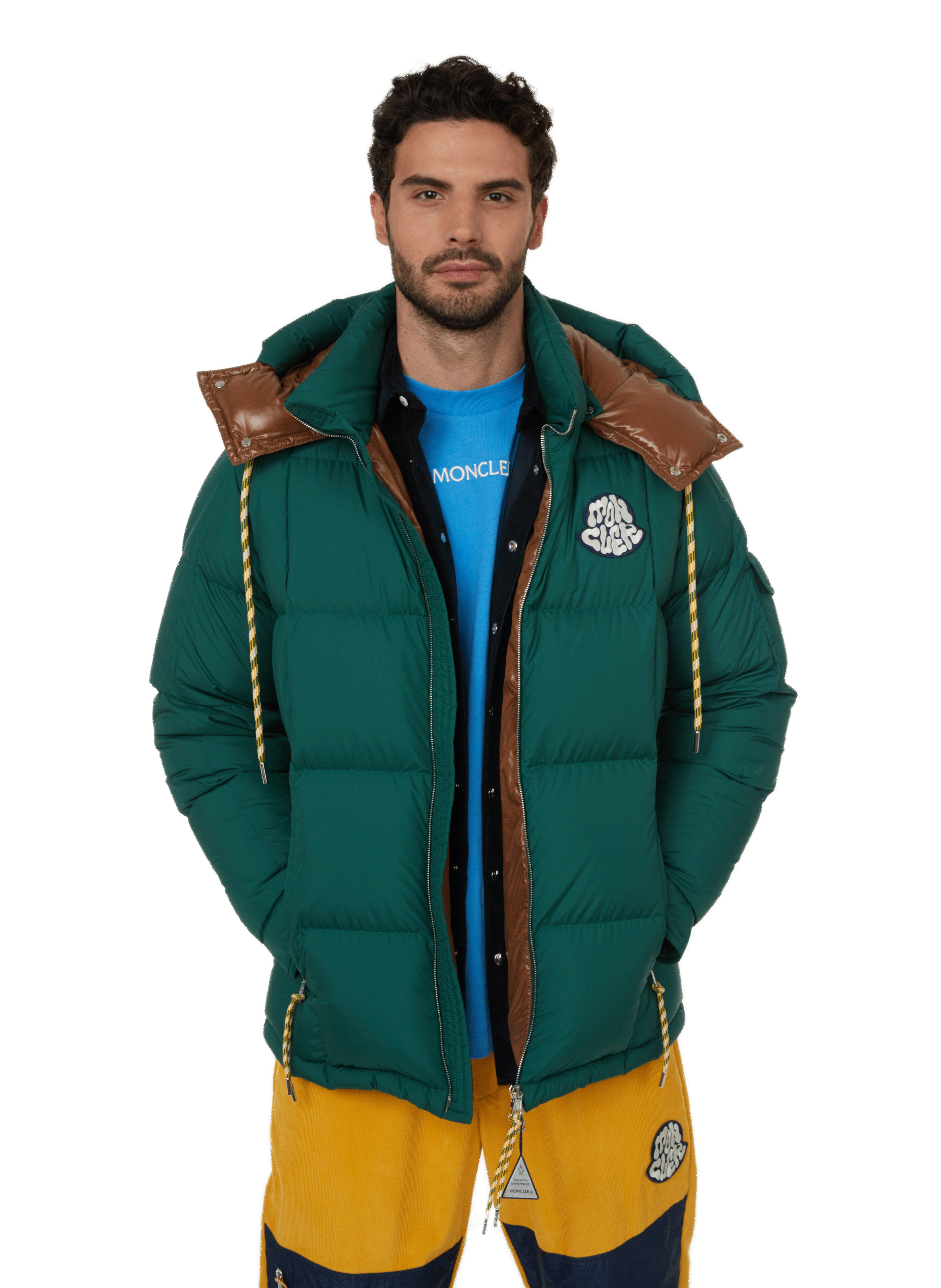doudoune moncler vert
