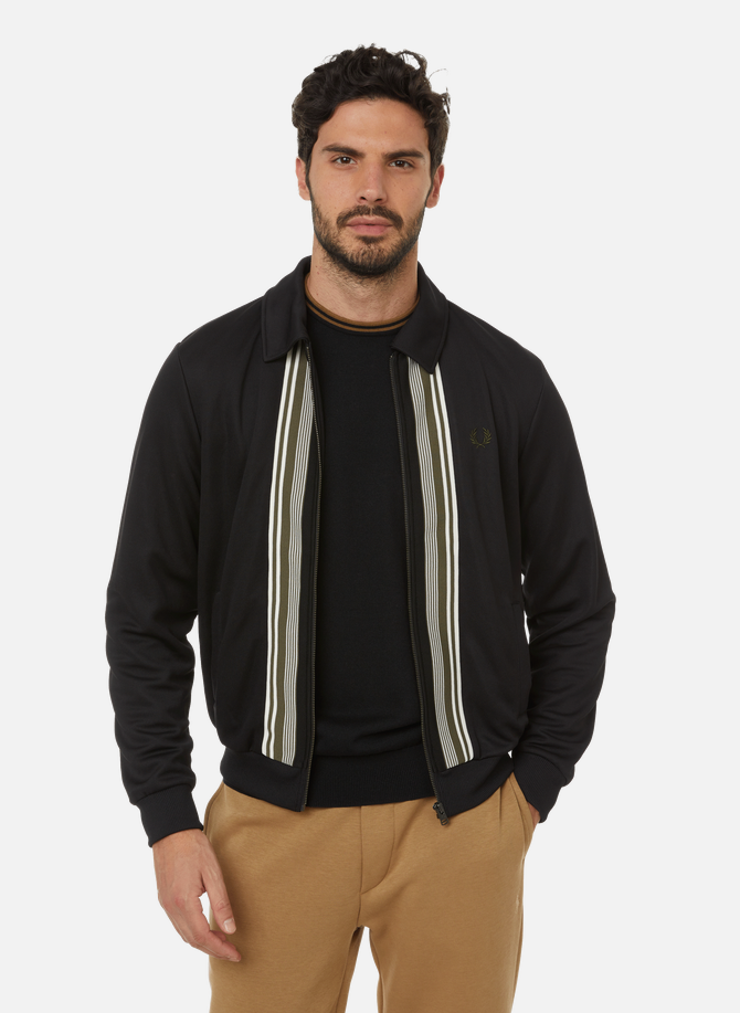 Zipped vest with stripes FRED PERRY