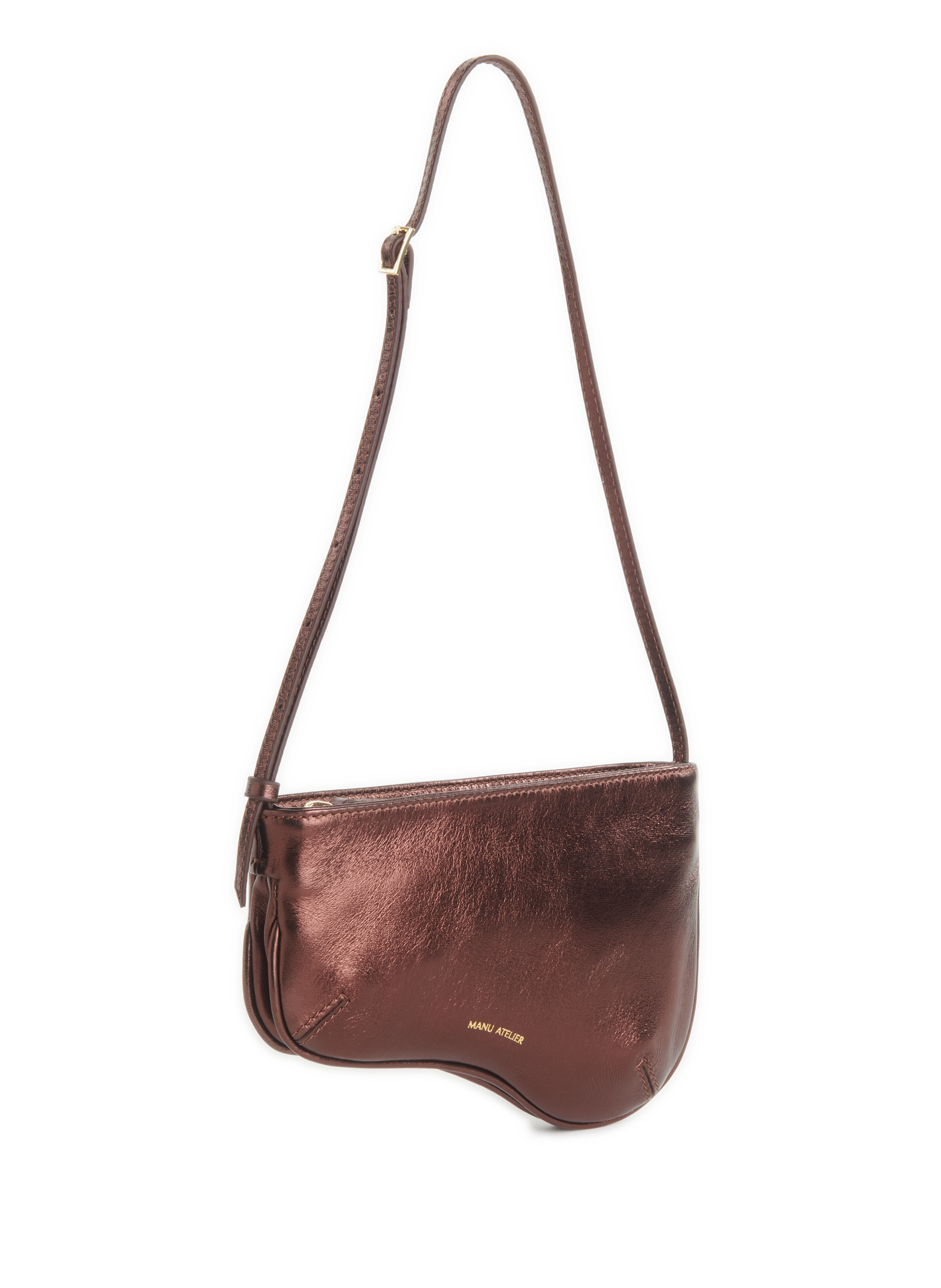 Sac à main Mini Curve en cuir