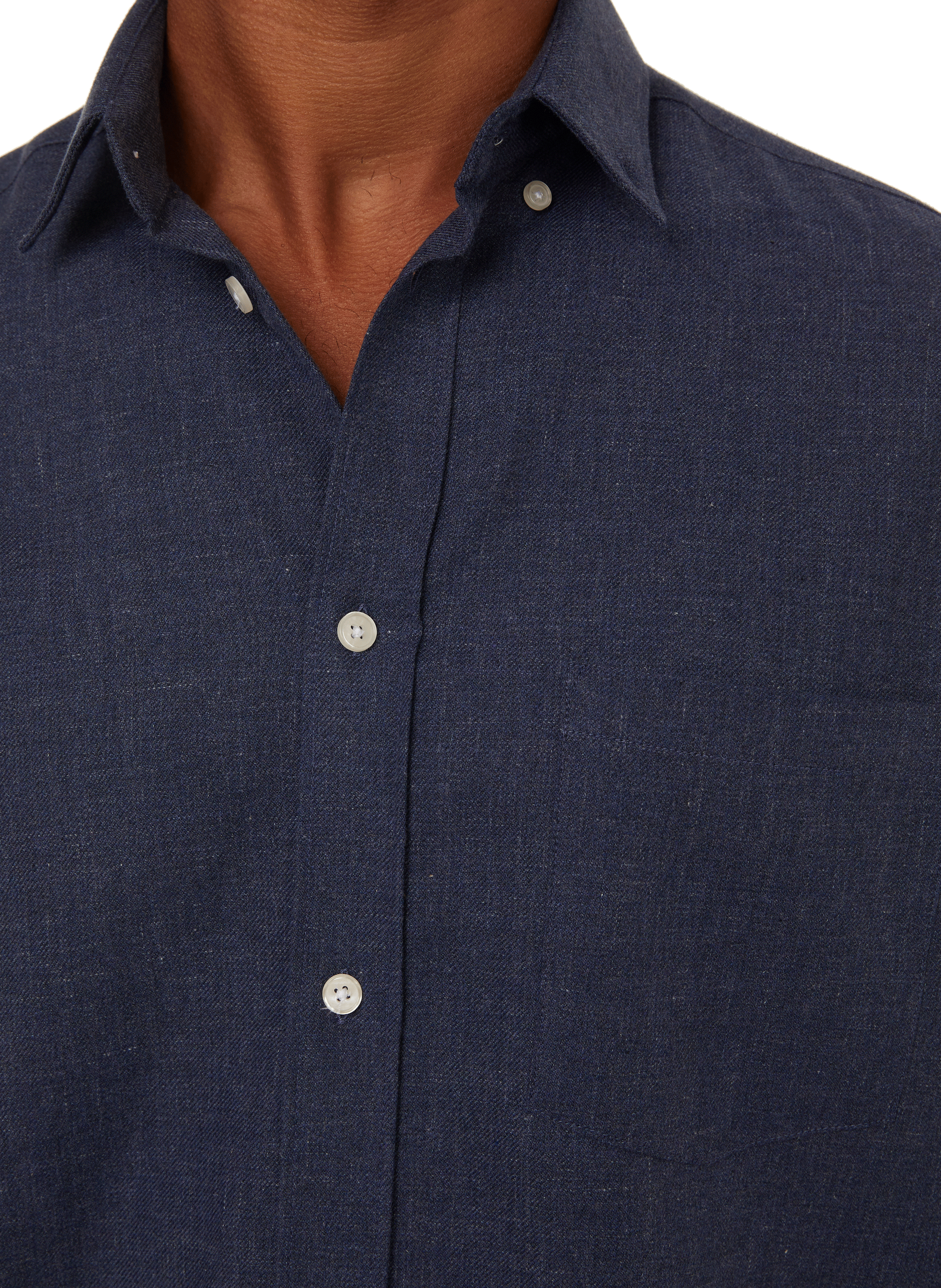 Cotton shirt AU PRINTEMPS PARIS Blue