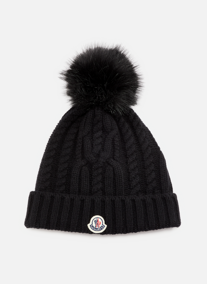 Wool and cashmere-blend beanie MONCLER