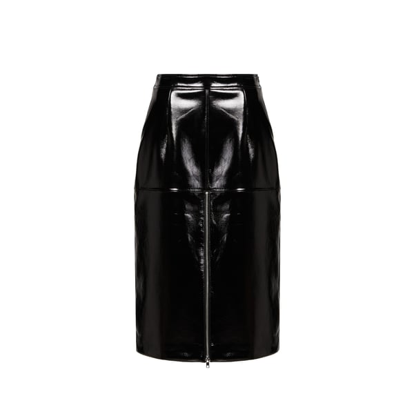 Jupe midi en cuir VINIA Jupe midi en cuir VINIA