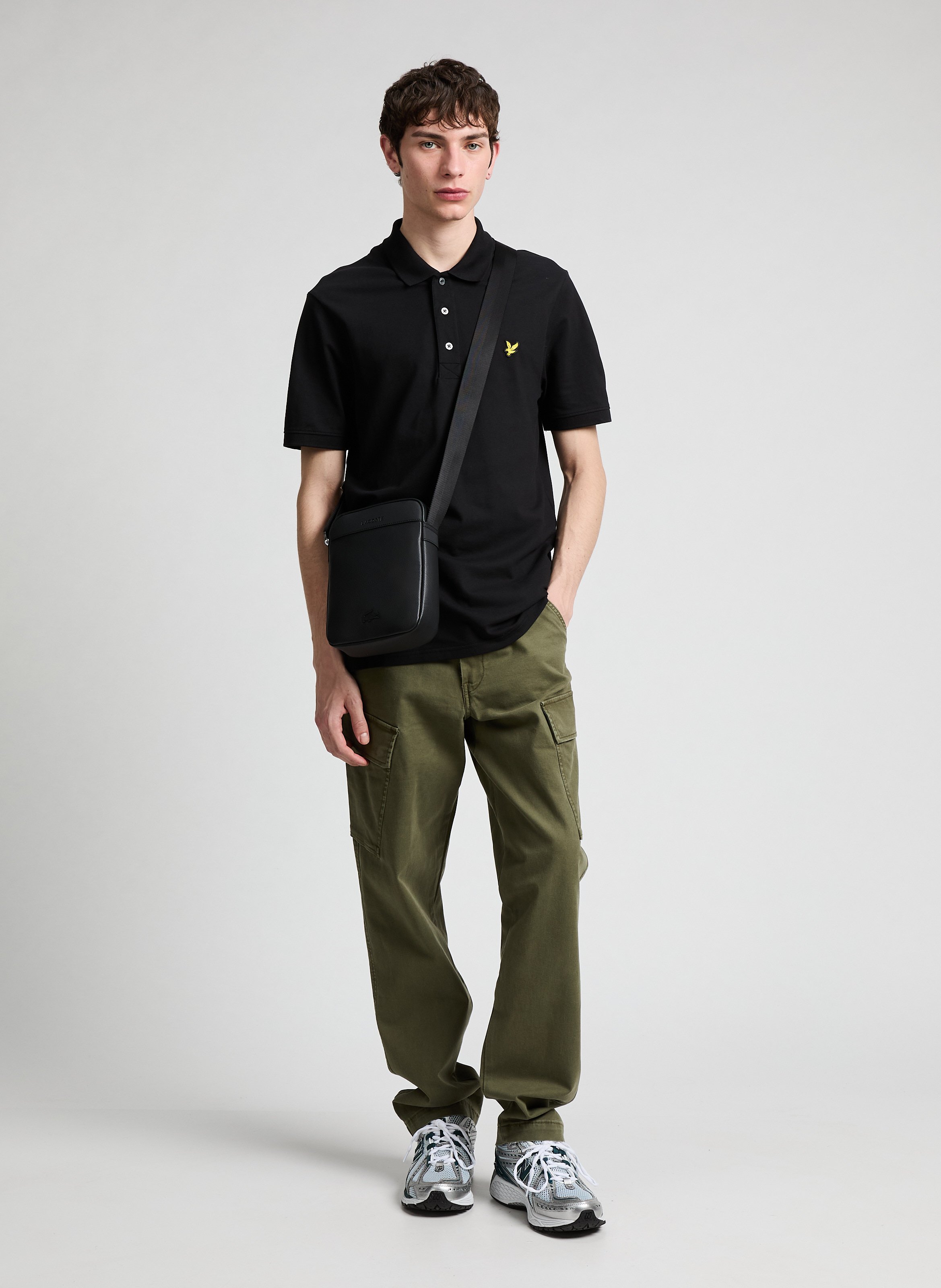  Cotton polo shirt  LYLE & SCOTT Black