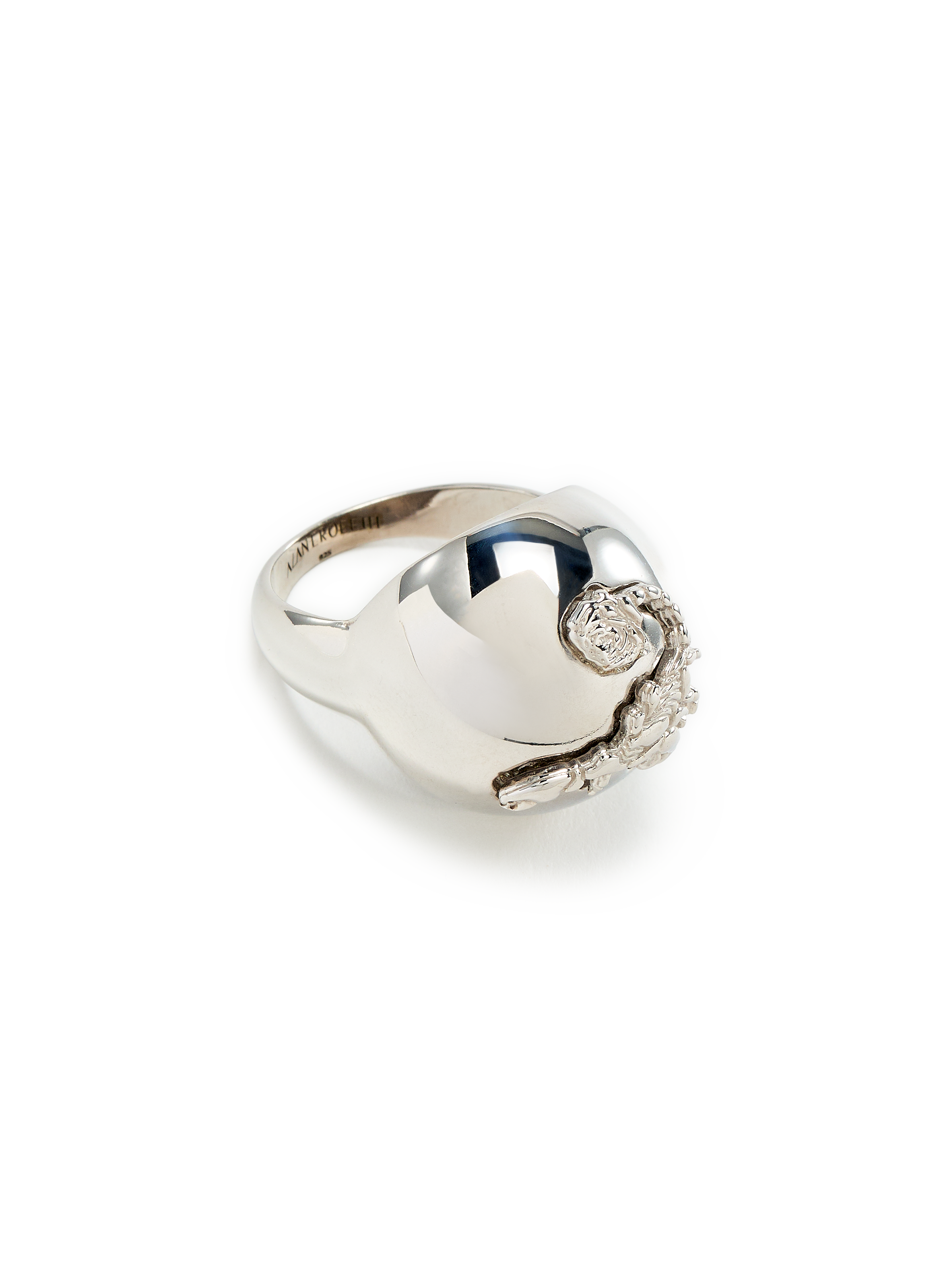 Bague Carapace Knuckle Scorpion en argent ALAN CROCETTI Argent