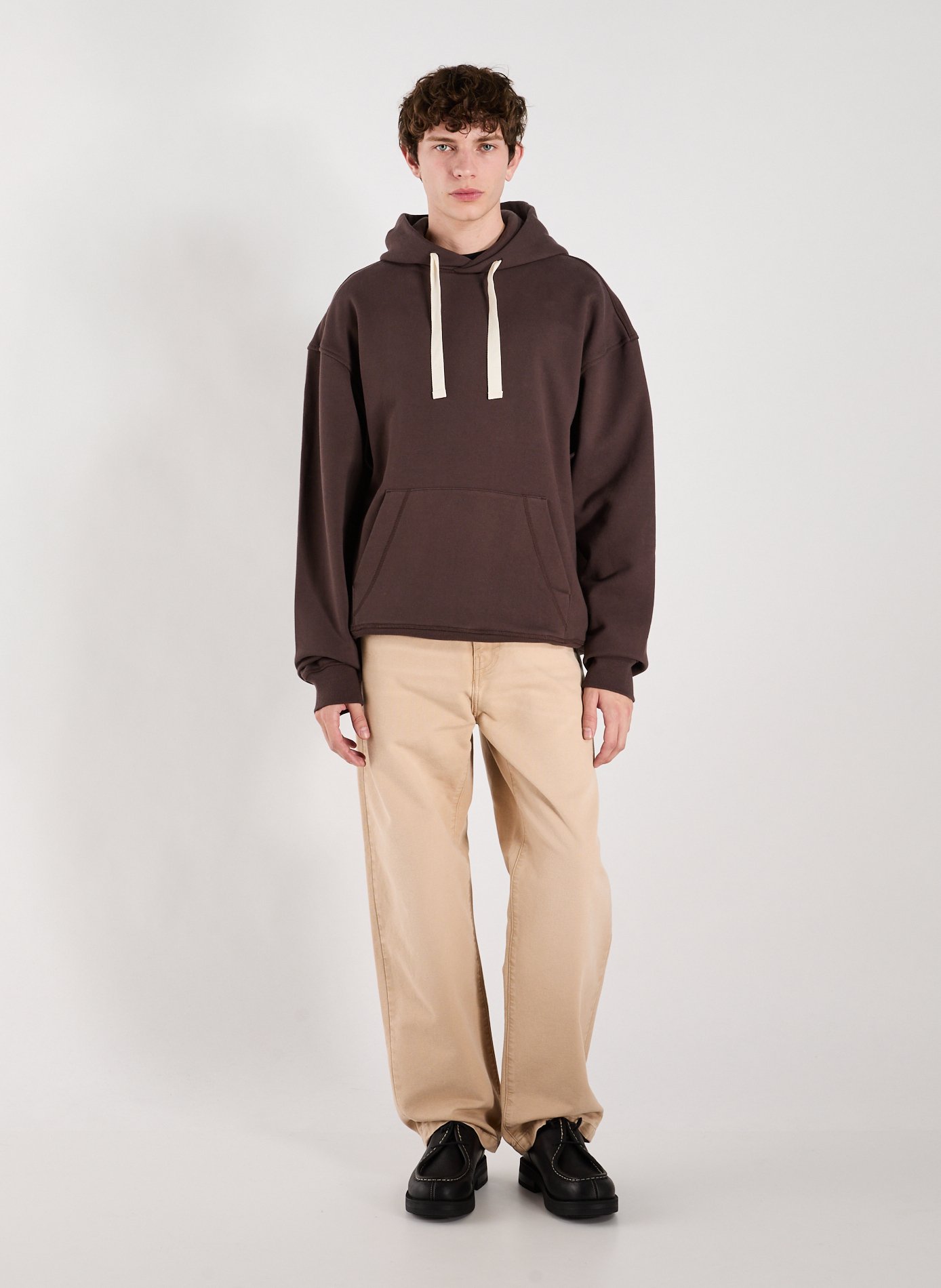 Oversized cotton sweatshirt MERELY MADE Brown