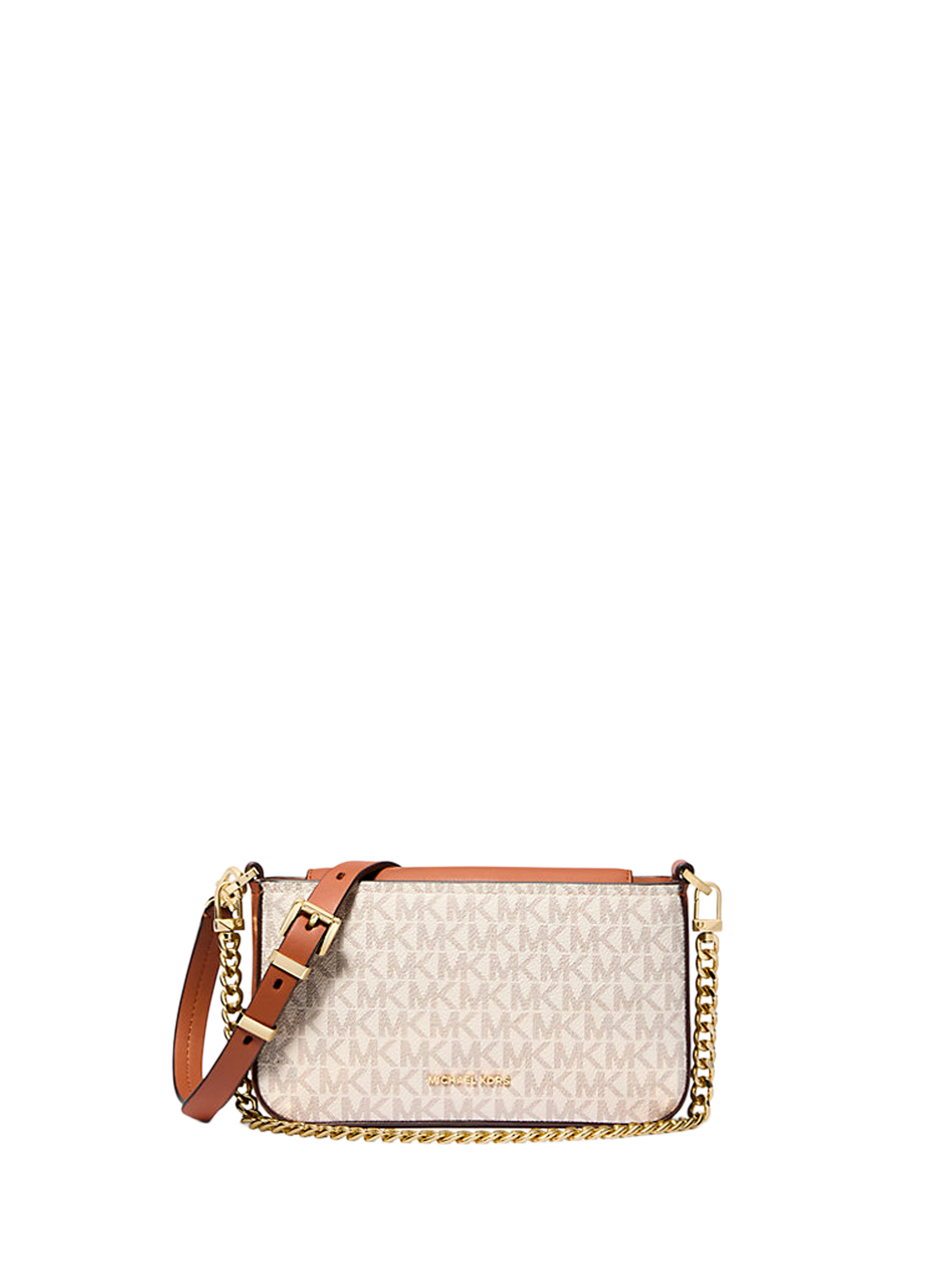 MICHAEL KORS Sac à bandoulière monogramme Blanc