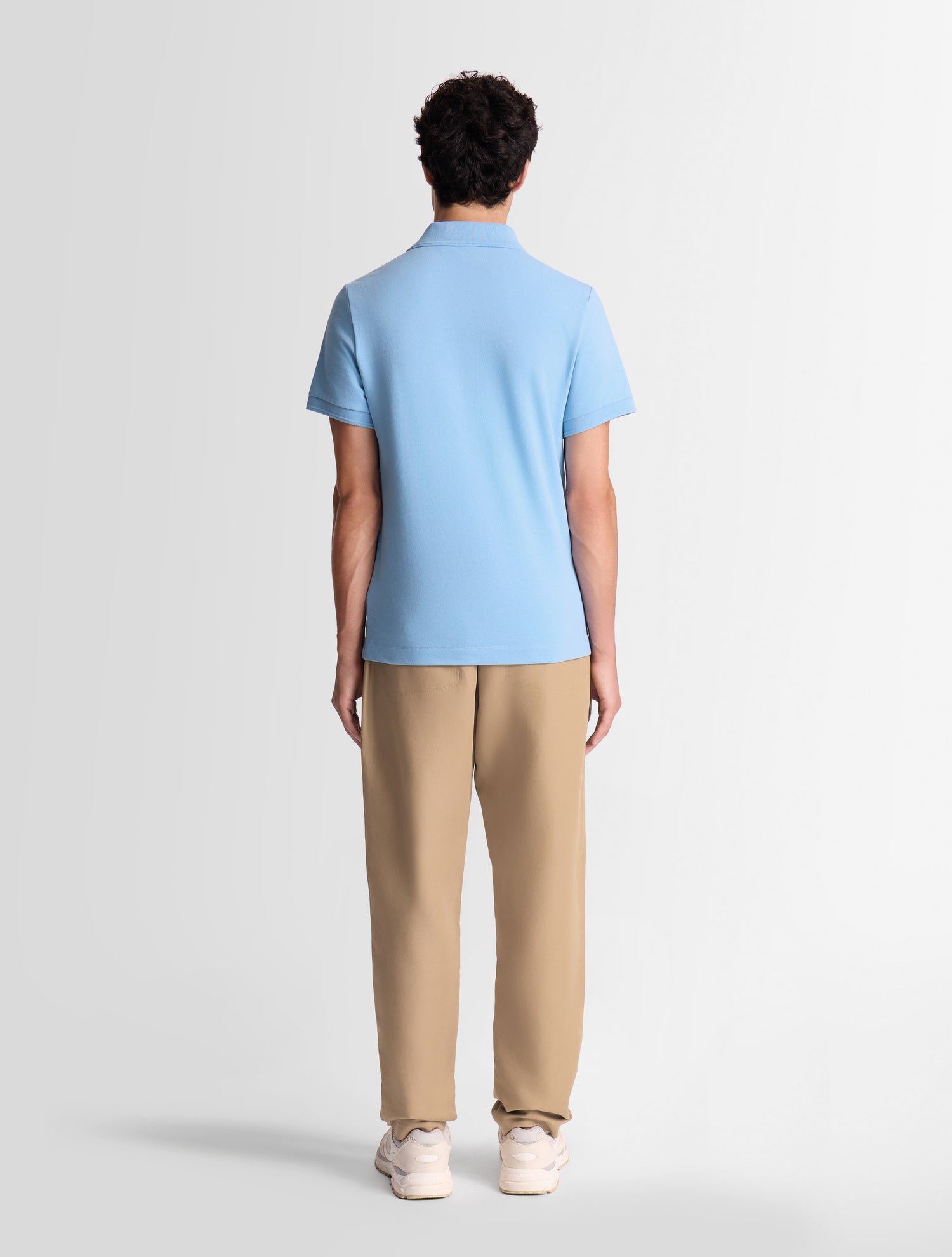 Polo manches courtes elbin col polo coupe ajustée FUSALP Bleu