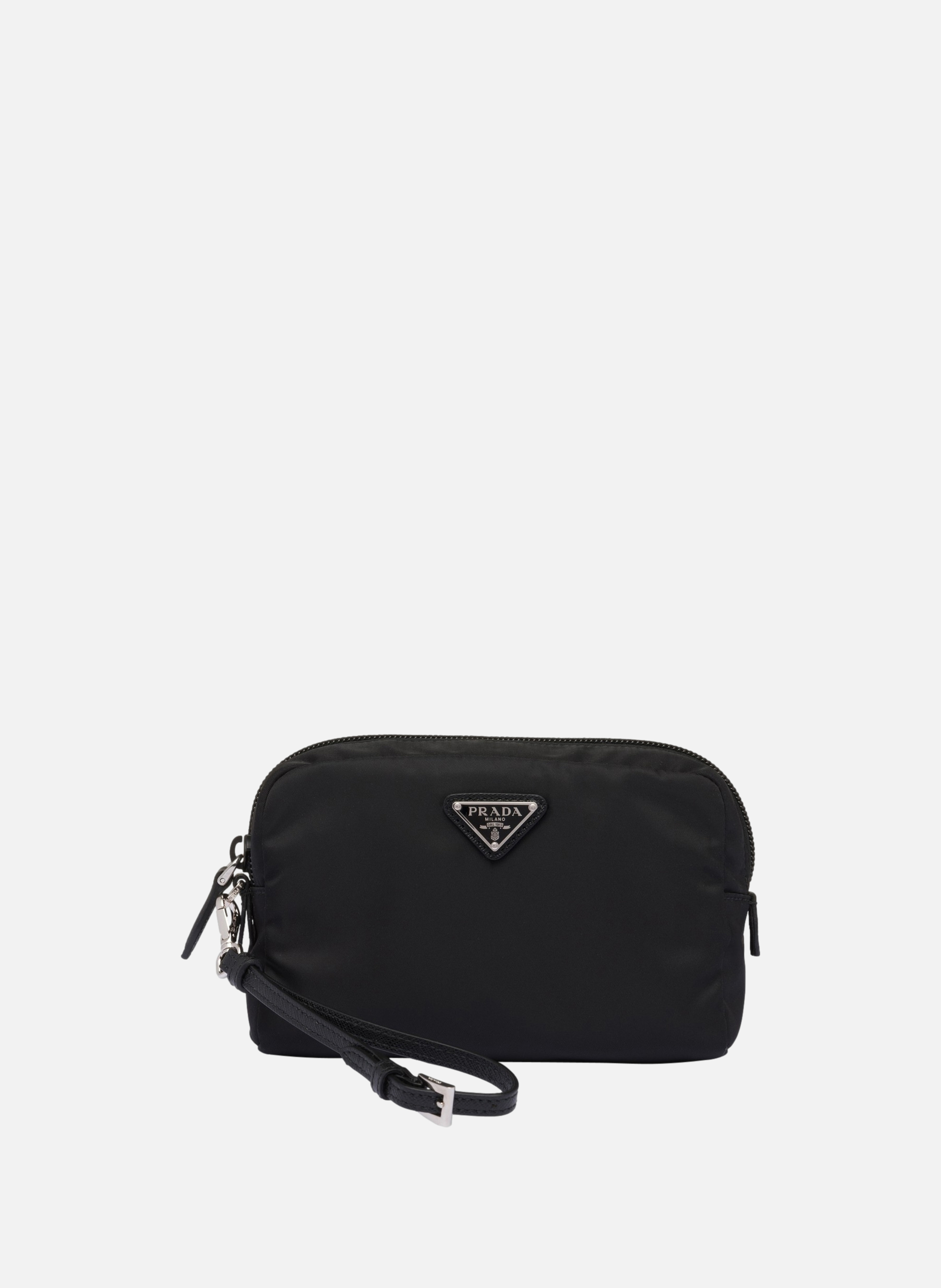 Petite pochette en re-nylon PRADA Noir