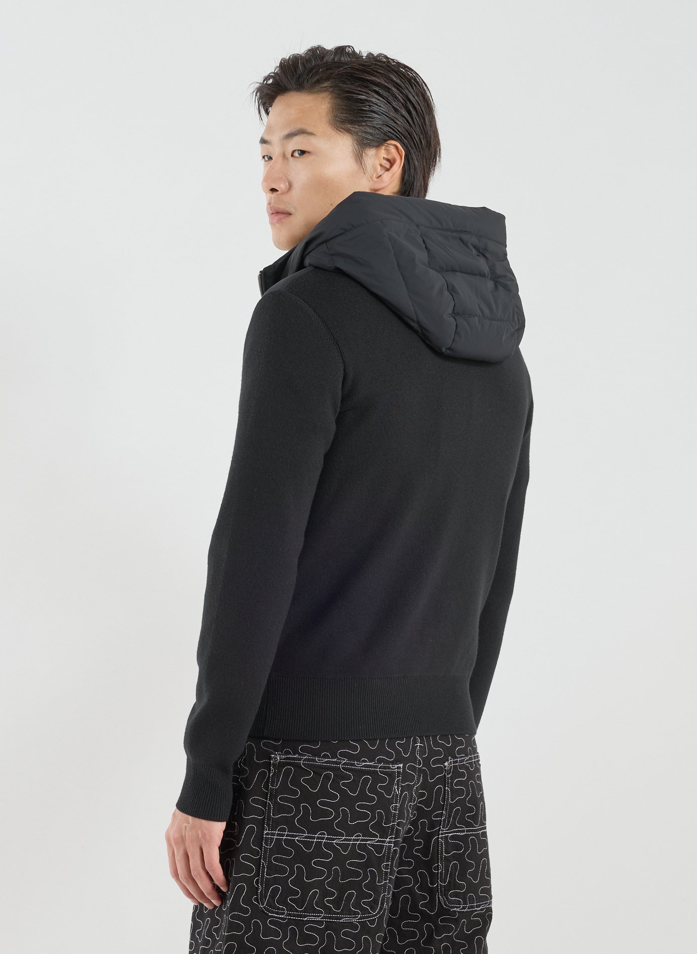 Veste légère bi-matière MACKAGE Noir