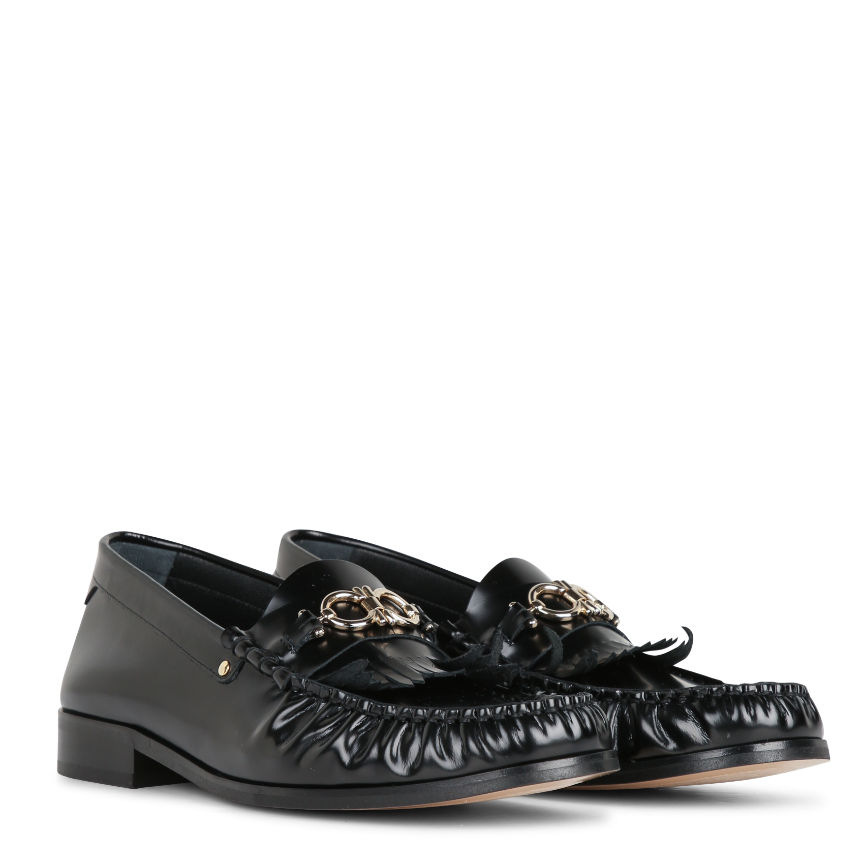 Mocassins en cuir n°180 RIVECOUR Noir